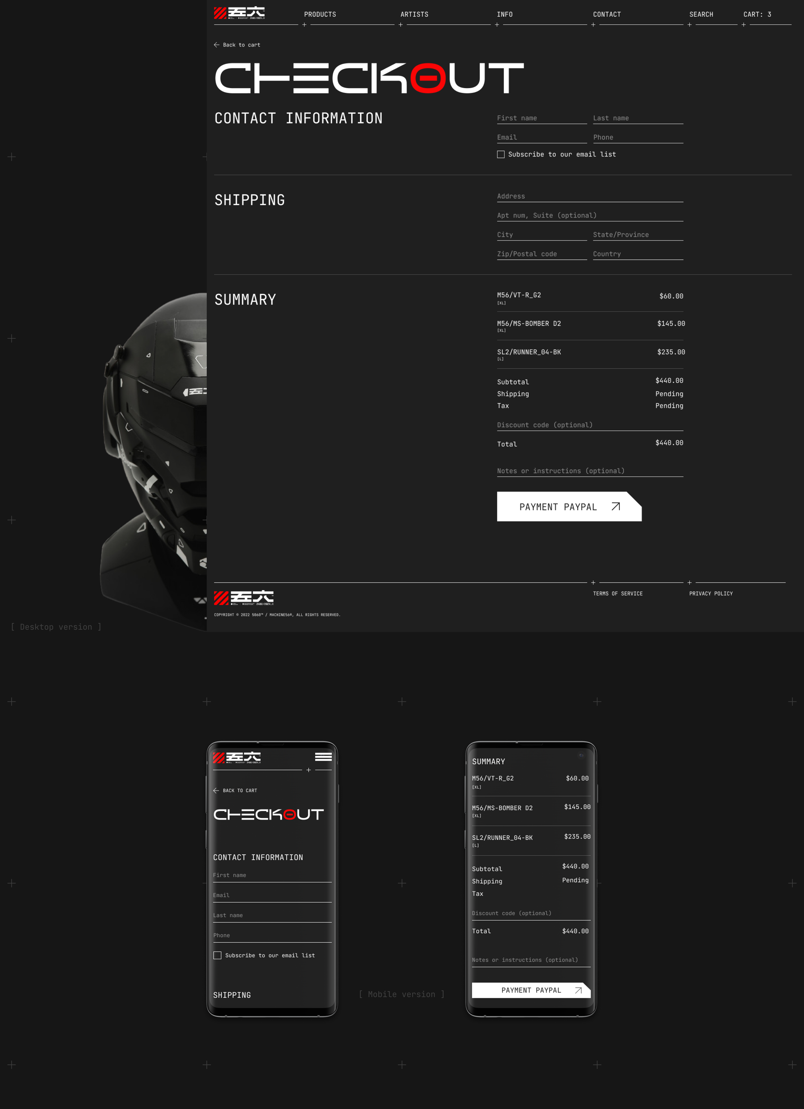 Machine56 | E-commerce Redesign — Изображение №12 — Интерфейсы на Dprofile