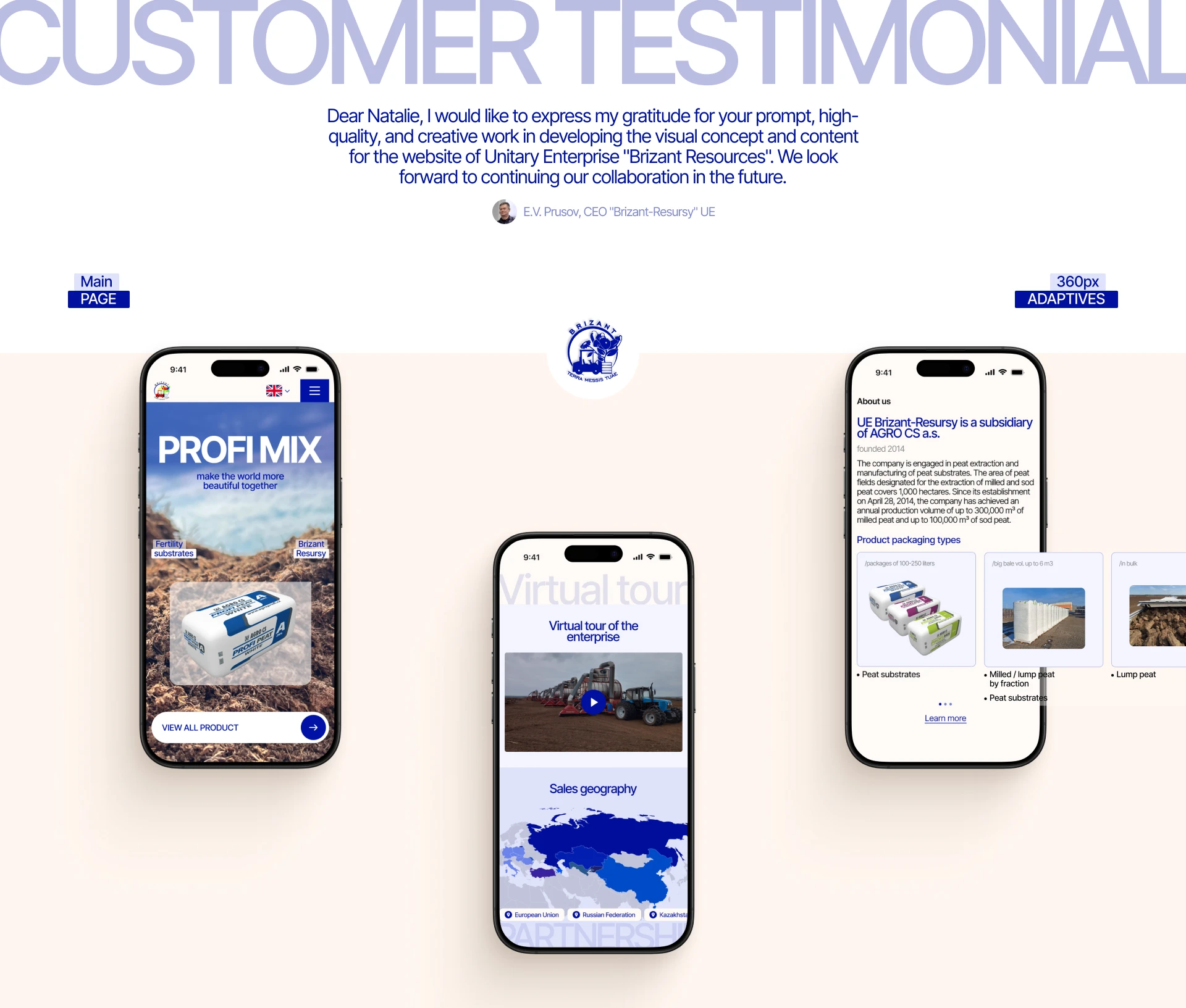 BRIZANT RESURSY corporate site — Изображение №4 — Интерфейсы на Dprofile