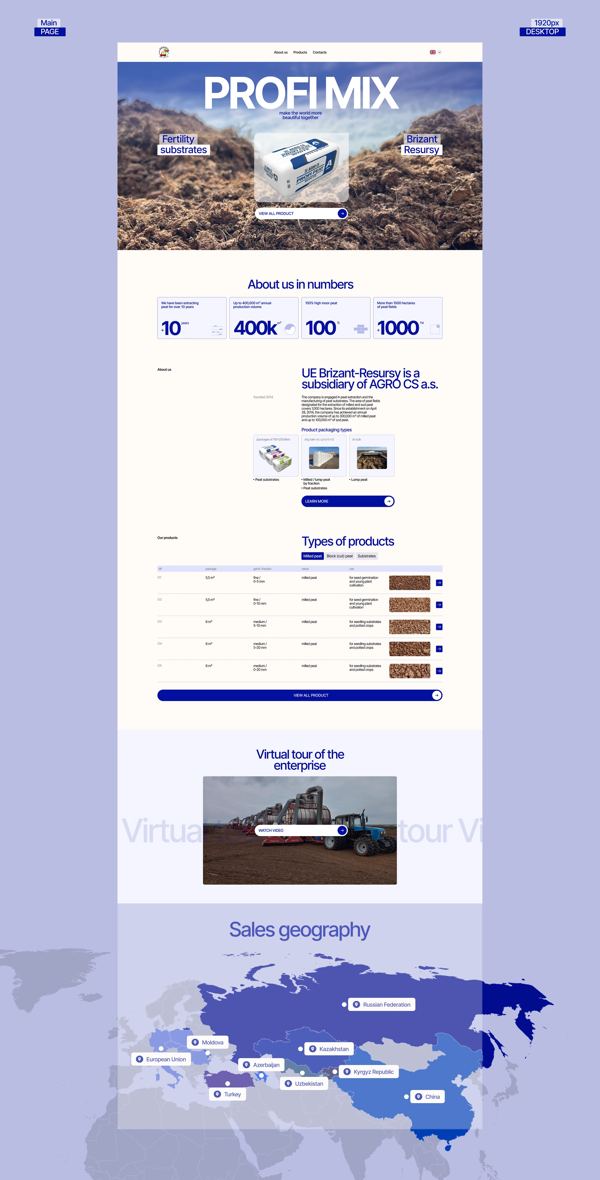 BRIZANT RESURSY corporate site — Изображение №3 — Интерфейсы на Dprofile