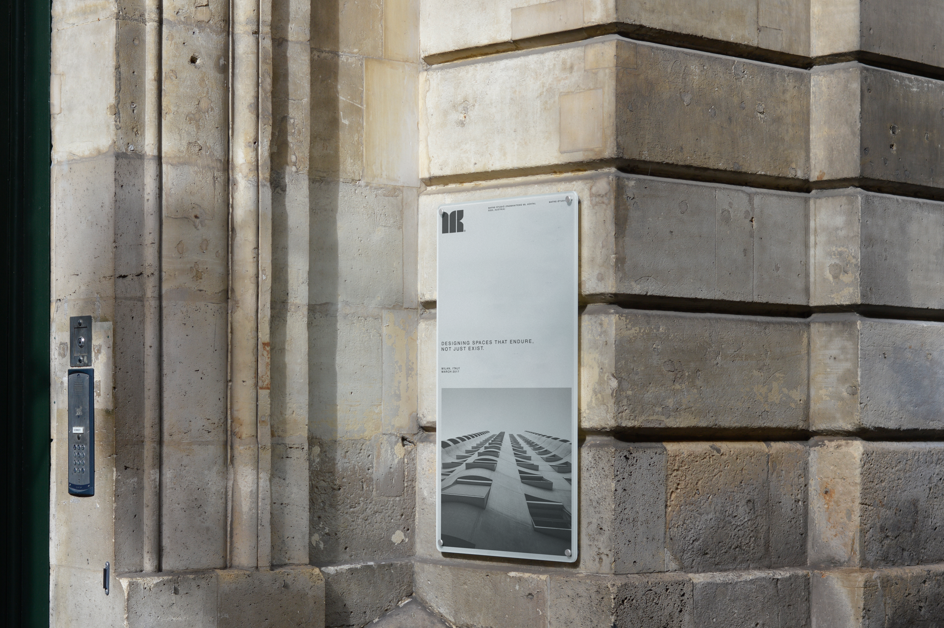 Matre Studio Architecture - Visual Identity — Изображение №3 — Интерфейсы, Брендинг на Dprofile