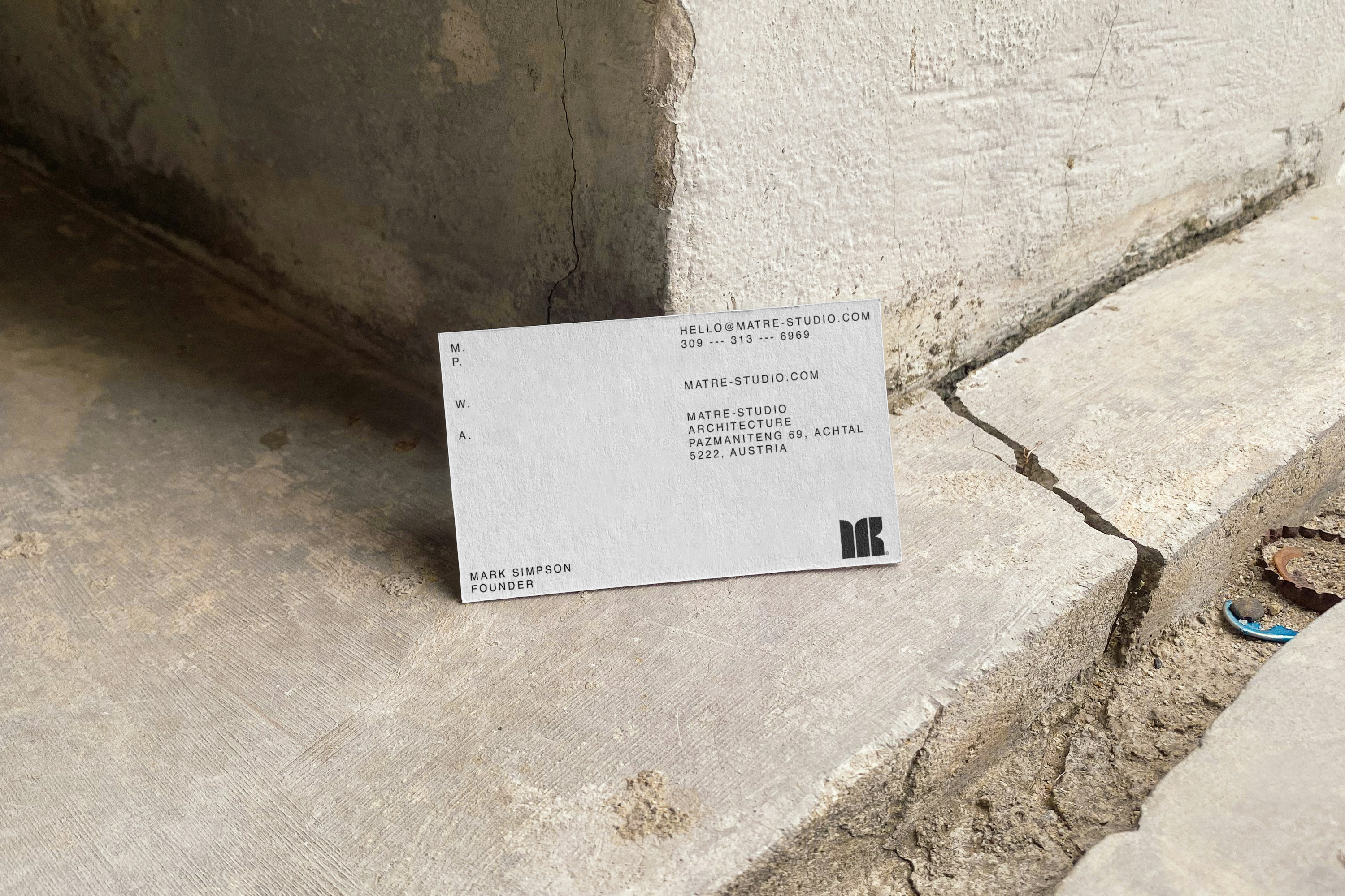 Matre Studio Architecture - Visual Identity — Изображение №10 — Интерфейсы, Брендинг на Dprofile