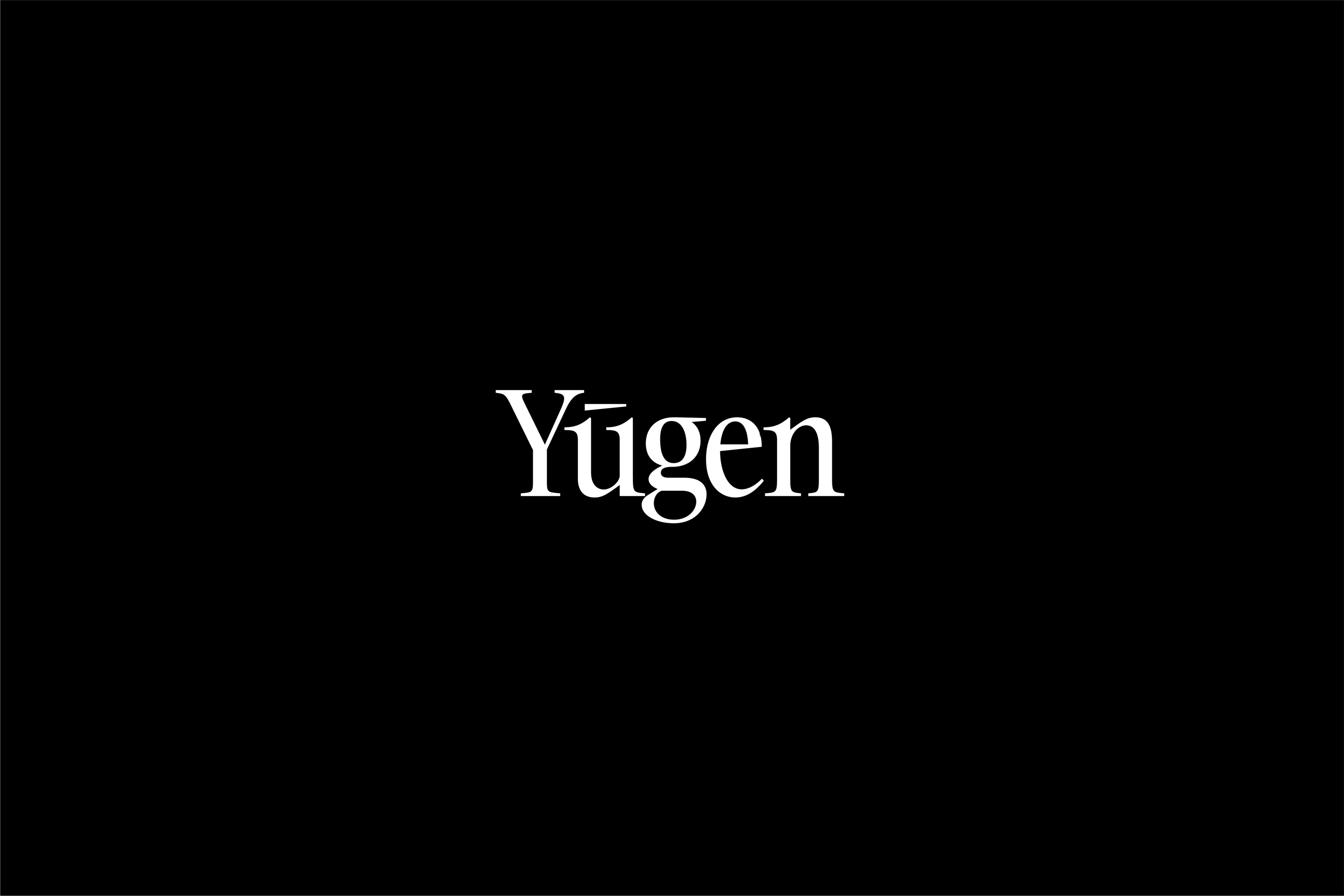 Yugen — Изображение №1 — Брендинг, Графика на Dprofile