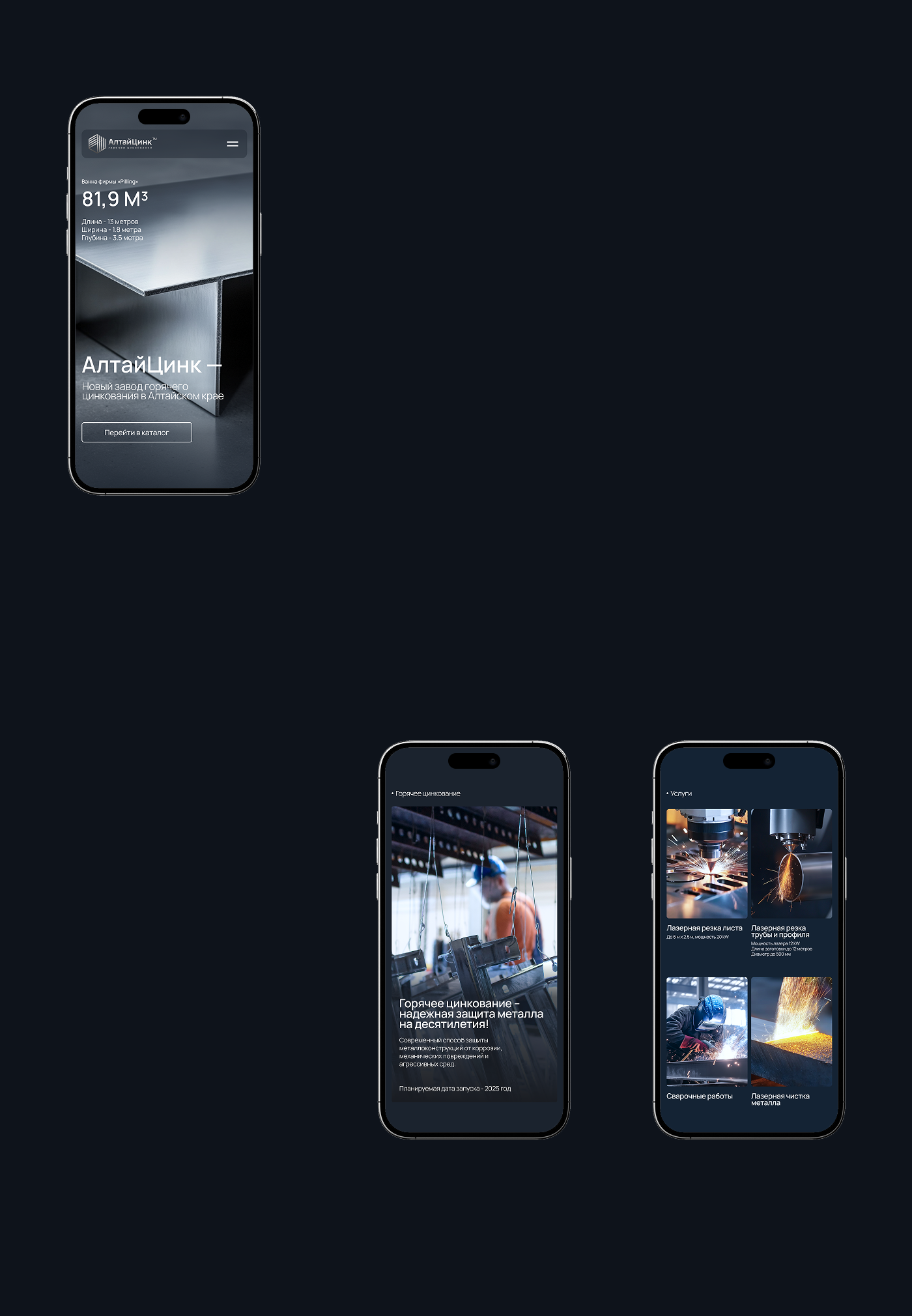 АЛТАЙЦИНК — Корпоративный сайт — Изображение №2 — Интерфейсы на Dprofile
