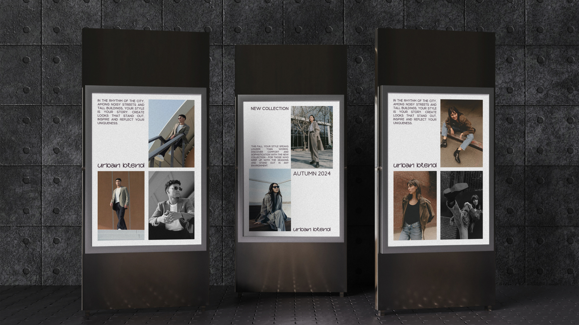 Urban Blend | Фирменный стиль для бренда одежды — Изображение №6 — Брендинг на Dprofile