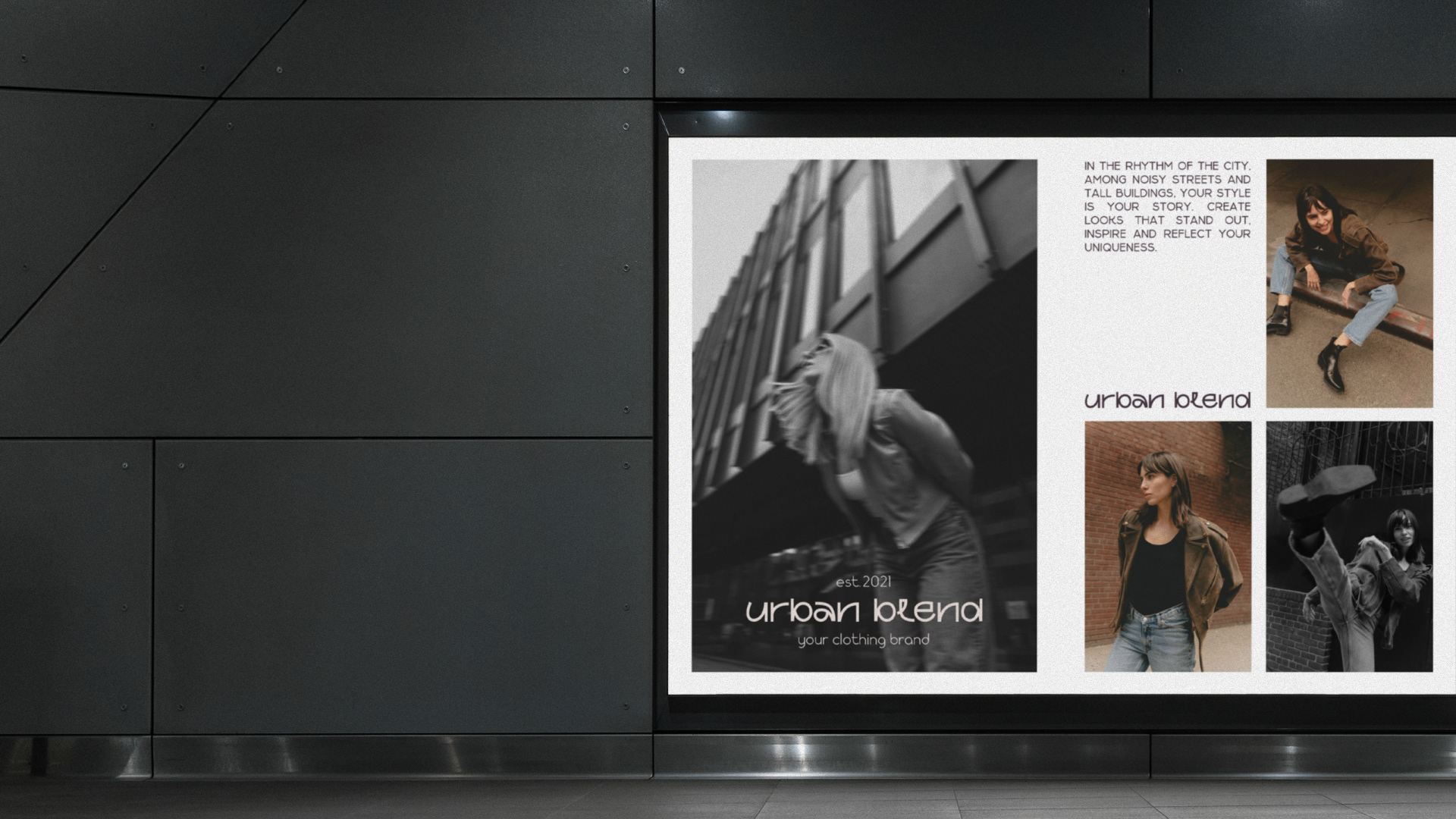 Urban Blend | Фирменный стиль для бренда одежды — Изображение №10 — Брендинг на Dprofile