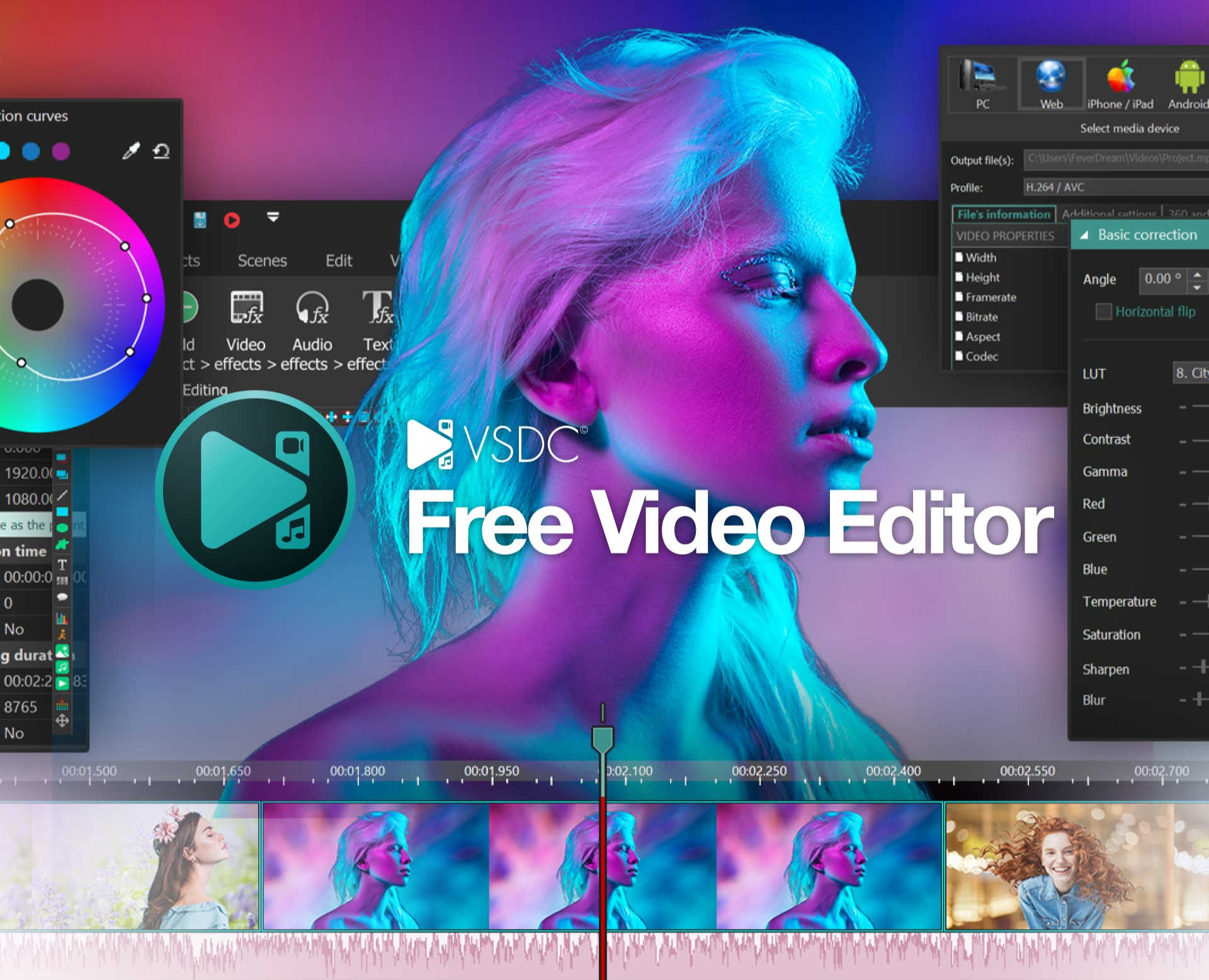 «VSDC» UI/UX & Rebranding in 2016-2022 — Интерфейсы, Брендинг на Dprofile