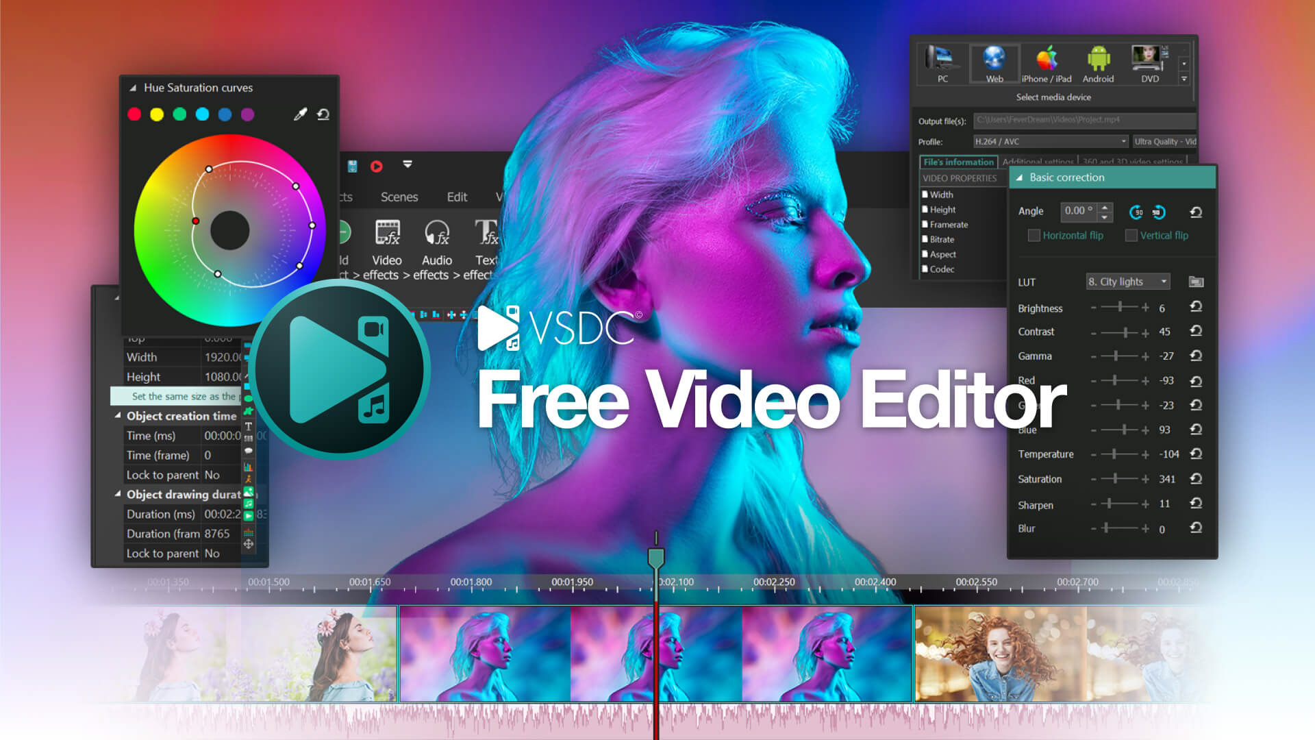 «VSDC» UI/UX & Rebranding in 2016-2022 — Изображение №1 — Интерфейсы, Брендинг на Dprofile