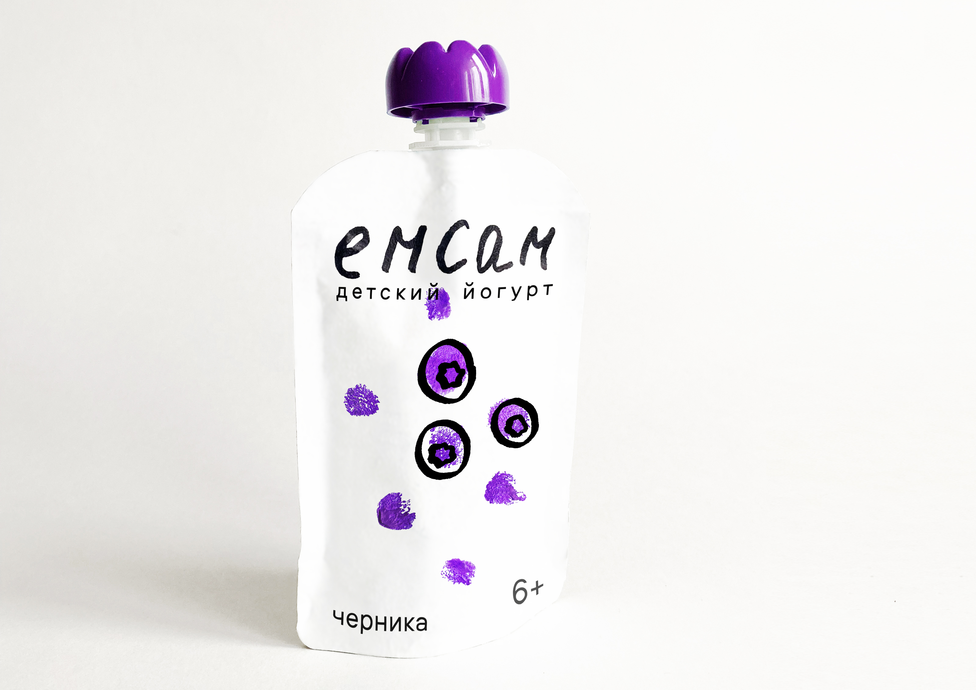 Дизайн упаковки фруктового йогурта для детей "Емсам" — Изображение №12 — Брендинг на Dprofile