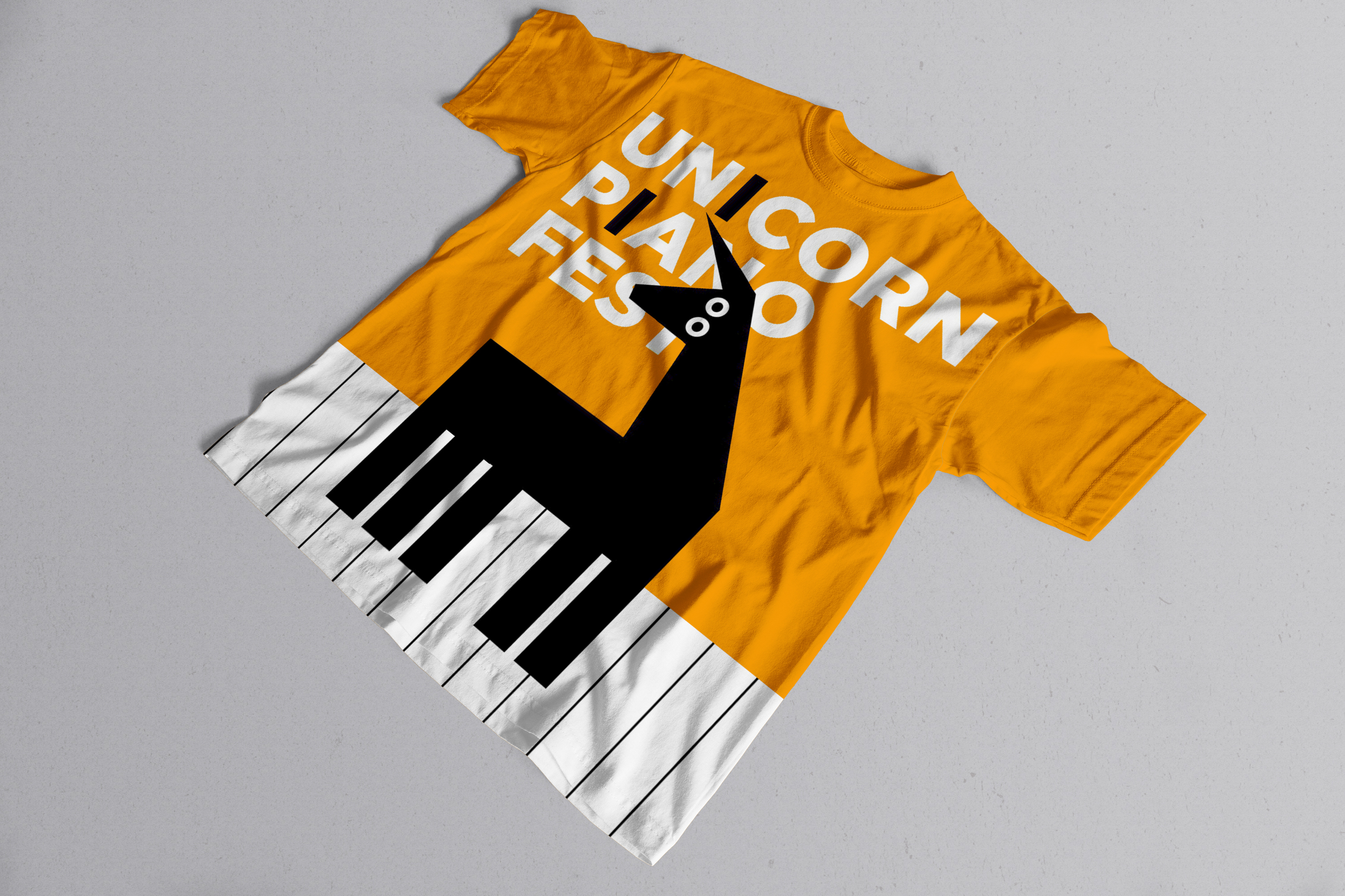 Айдентика для фестиваля Unicorn Piano Fest — Изображение №9 — Брендинг, Графика на Dprofile
