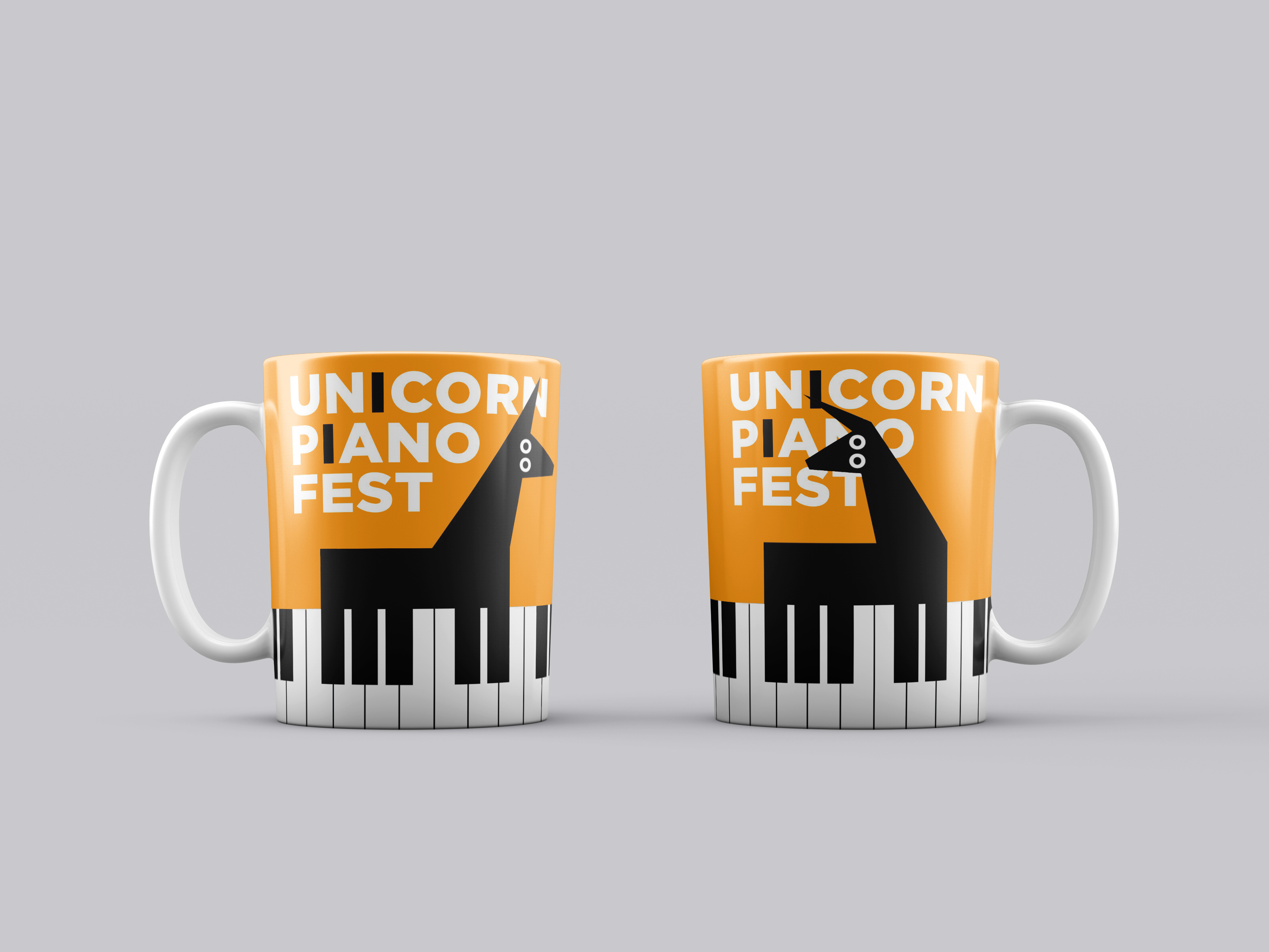 Айдентика для фестиваля Unicorn Piano Fest — Изображение №12 — Брендинг, Графика на Dprofile