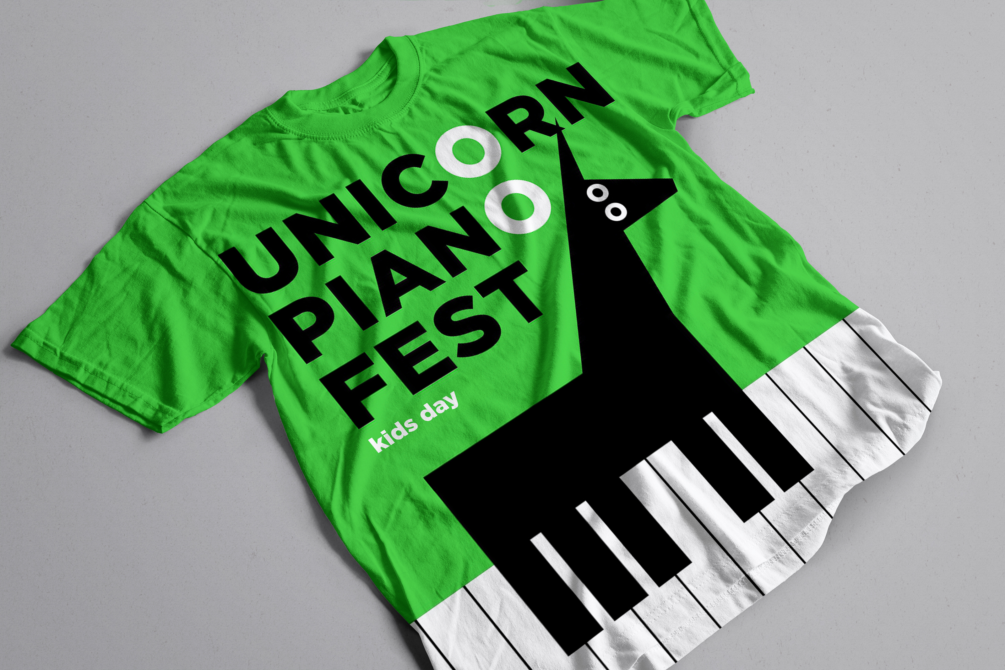 Айдентика для фестиваля Unicorn Piano Fest — Изображение №8 — Брендинг, Графика на Dprofile