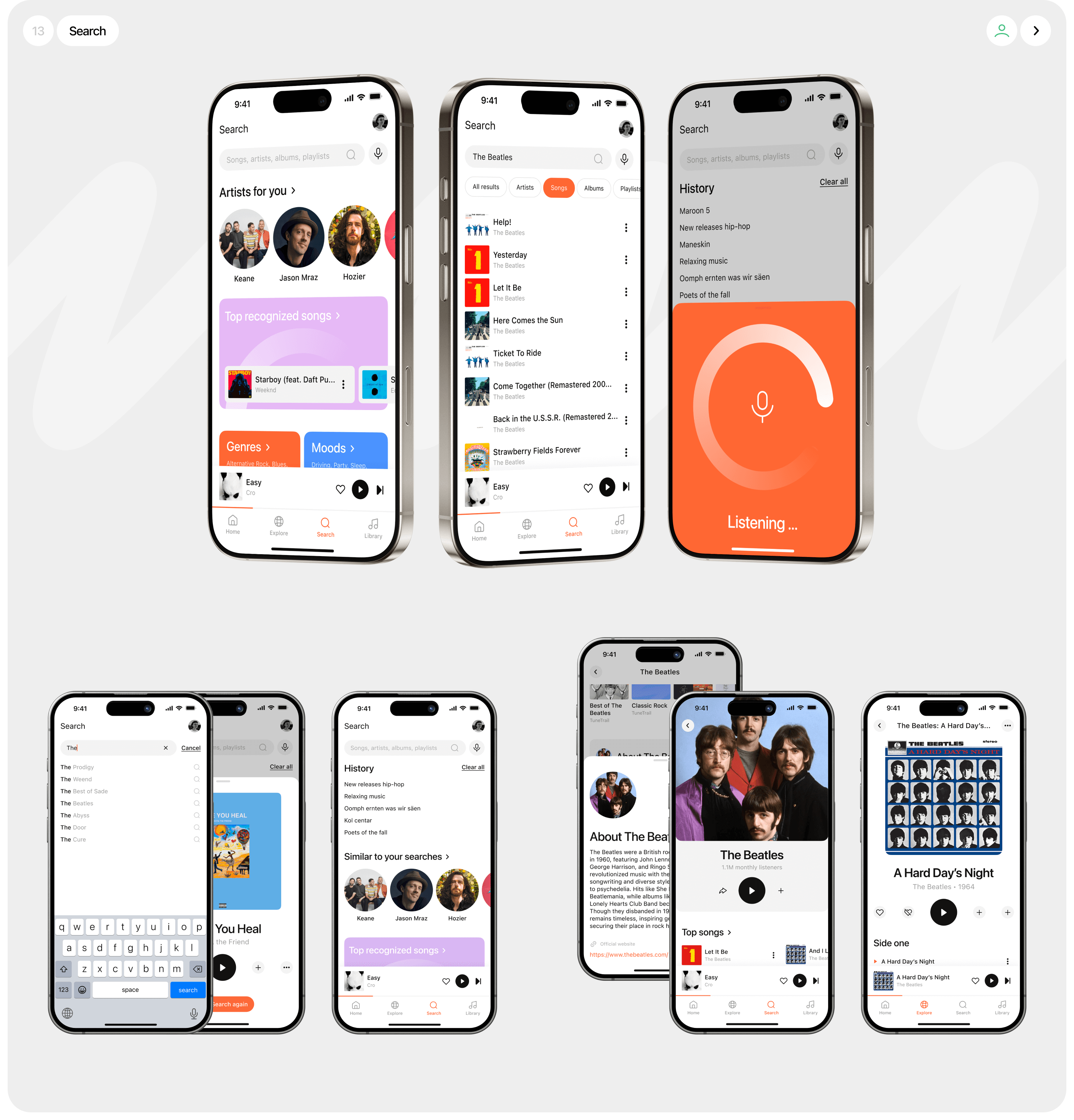 TuneTrail Music Player | Mobile App — Изображение №16 — Интерфейсы на Dprofile