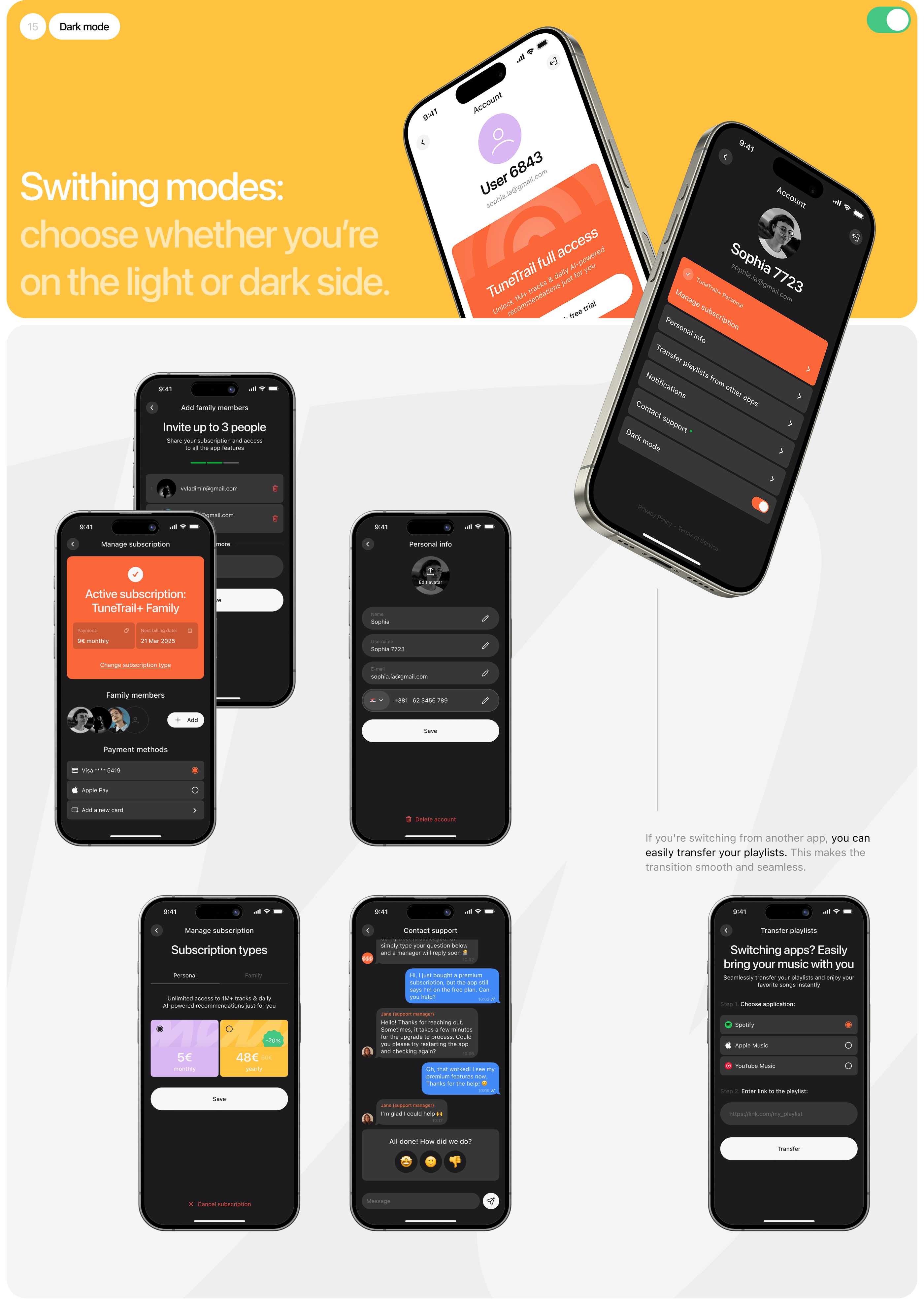 TuneTrail Music Player | Mobile App — Изображение №18 — Интерфейсы на Dprofile
