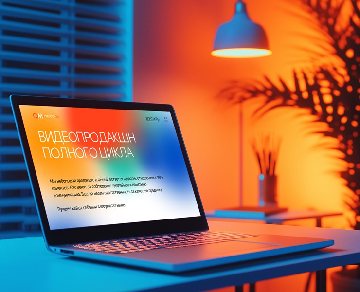 Сайт для видеостудии — Интерфейсы на Dprofile