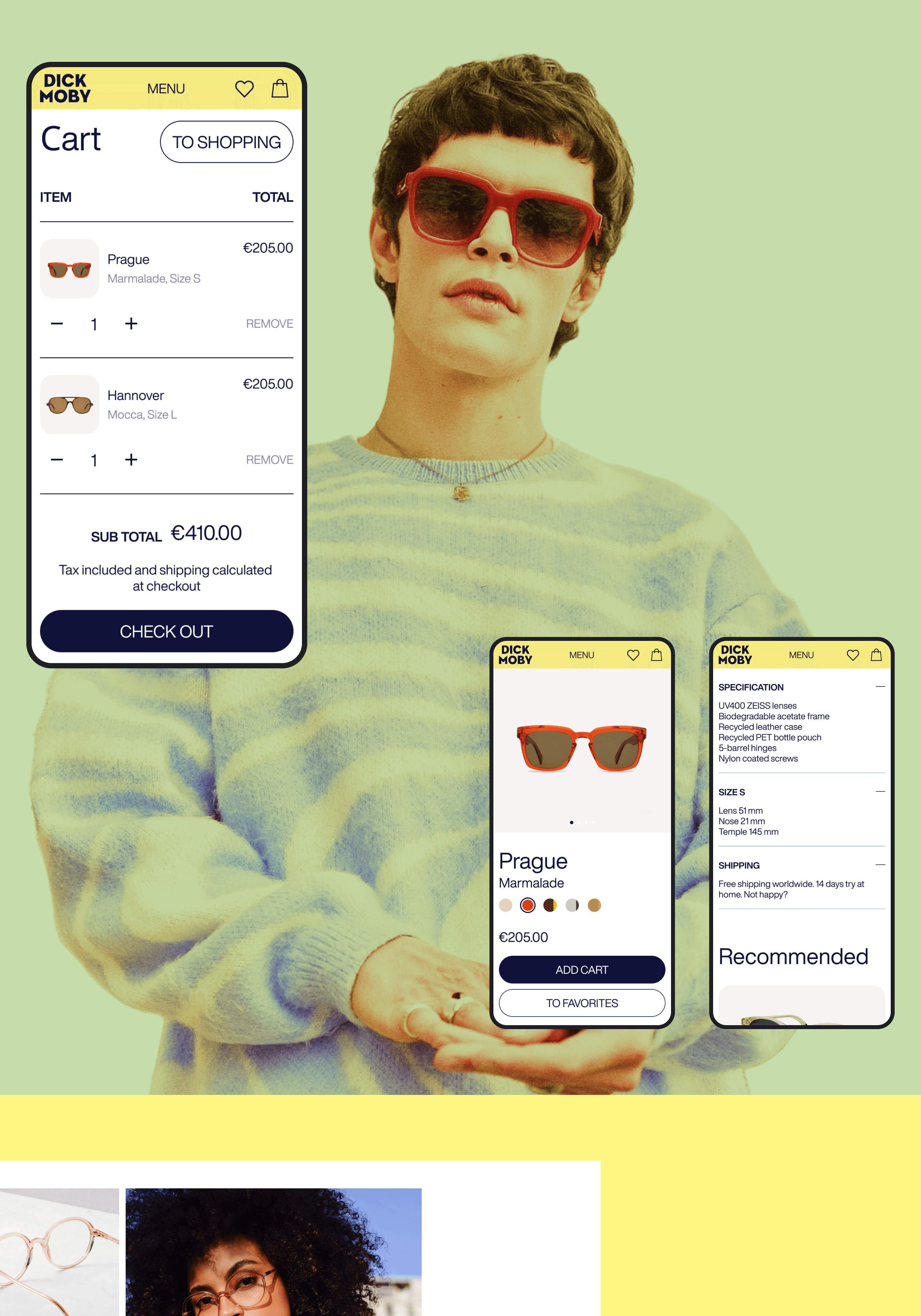 DICK MOBY Redesign — Изображение №7 — Интерфейсы на Dprofile