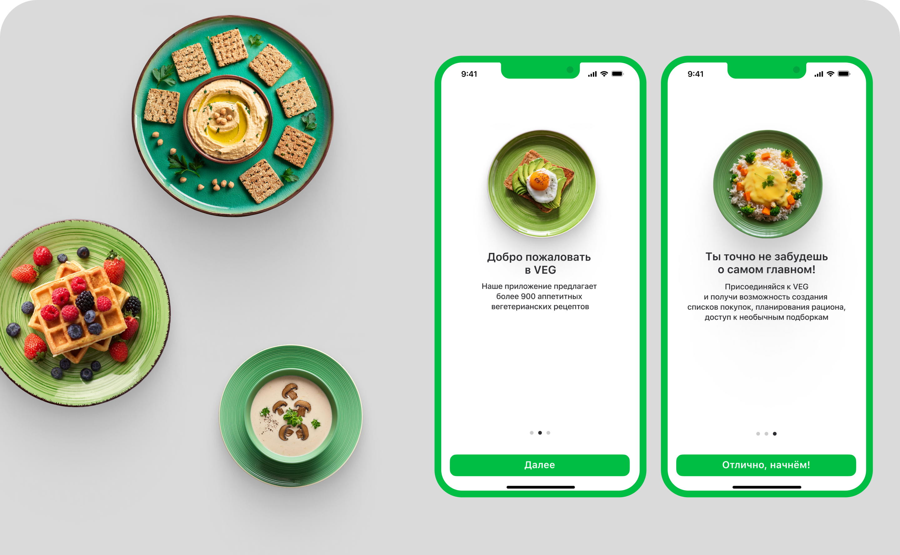 VEG | Mobile app and Identity — Изображение №2 — Интерфейсы, Маркетинг на Dprofile
