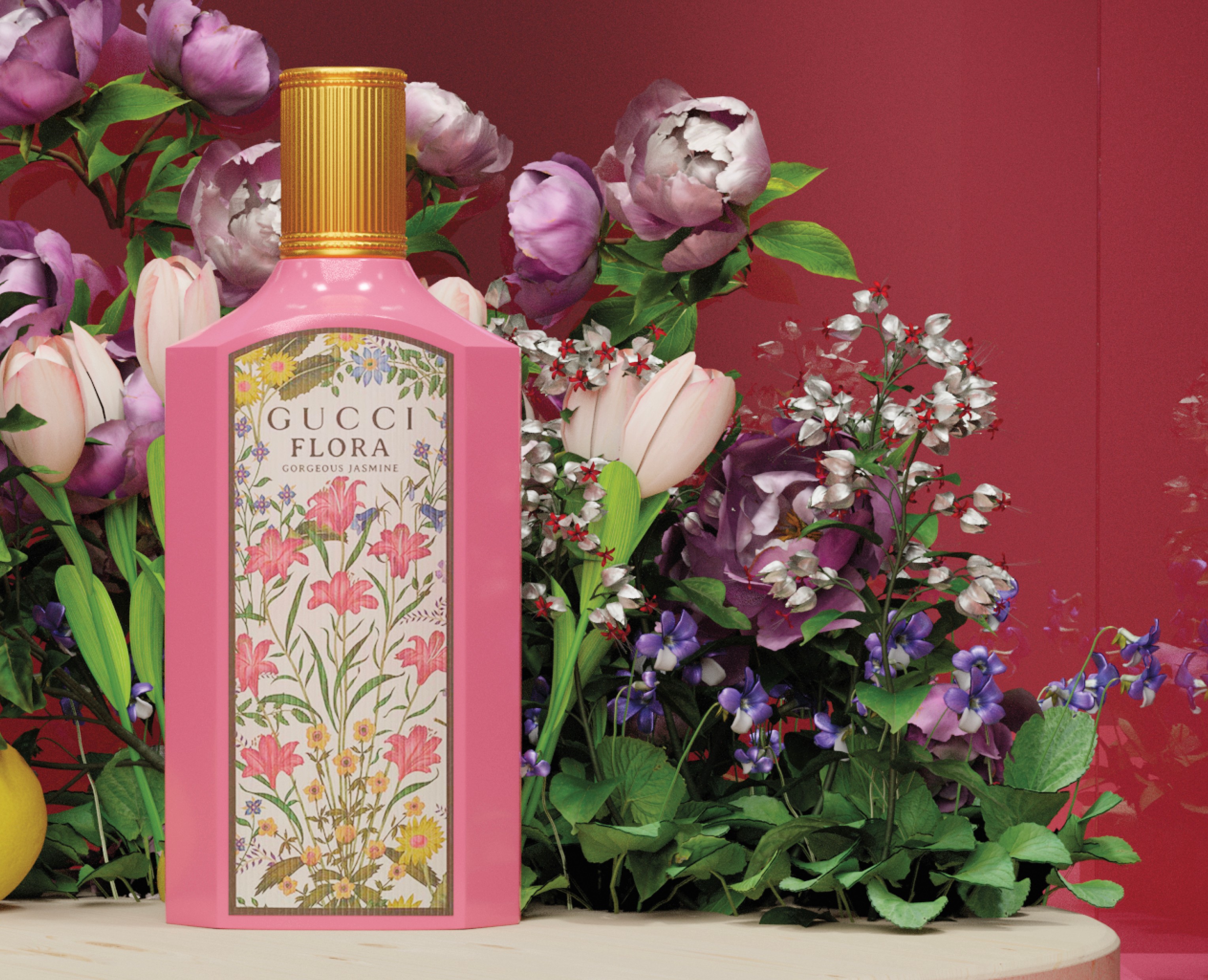Витрина для парфюма Gucci — 3D на Dprofile