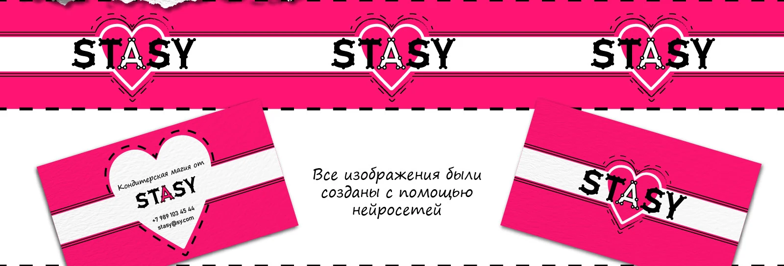 Фирменный стиль для бренда тортов STASY — Изображение №7 — Брендинг на Dprofile