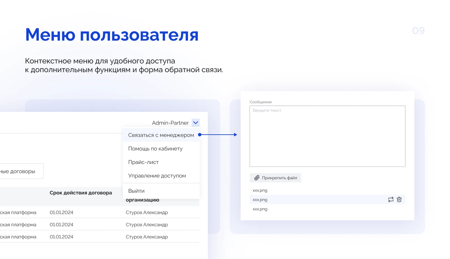 Личный кабинет партнера — Изображение №11 — Интерфейсы на Dprofile