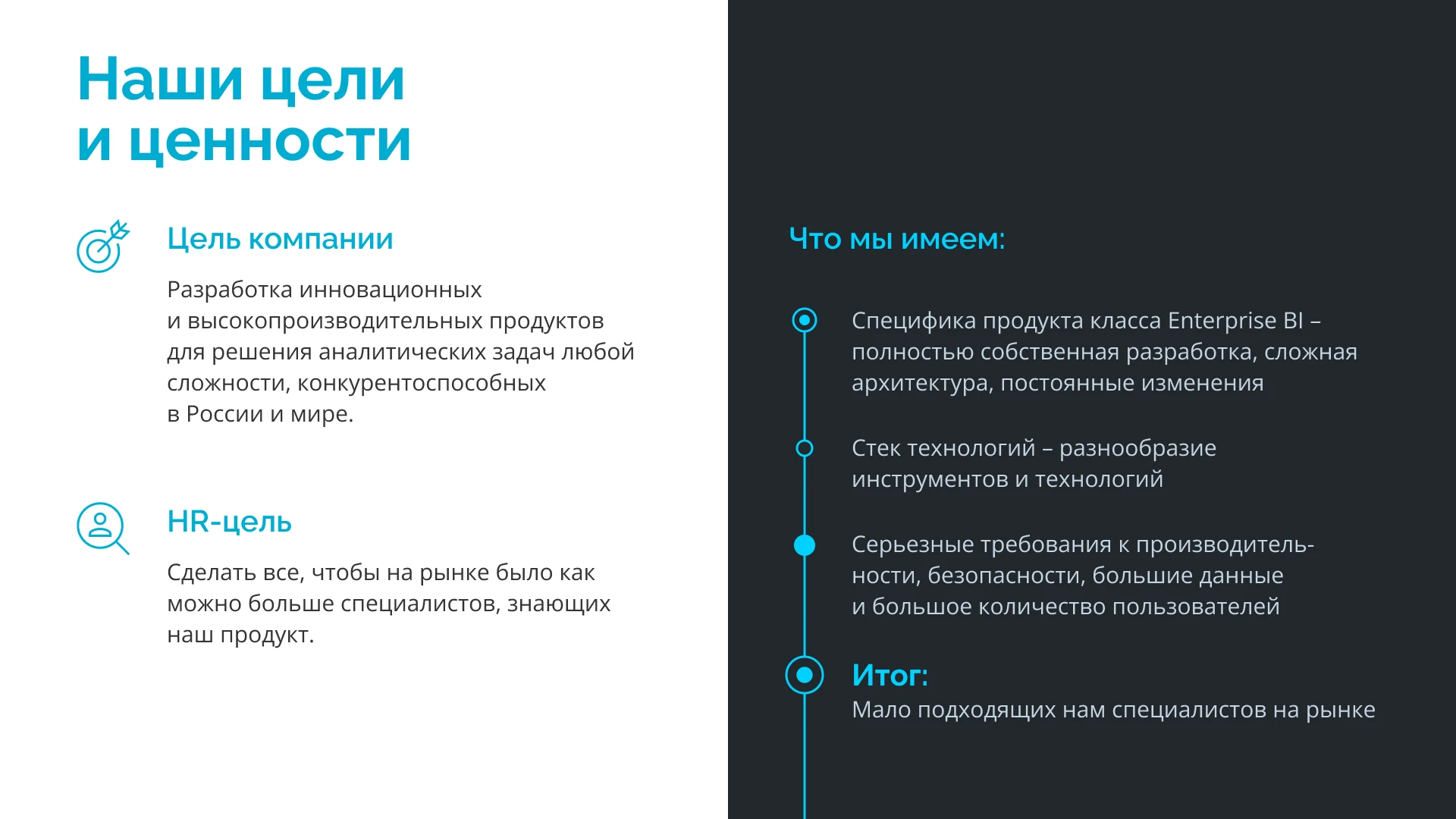Презентация для HR — Изображение №4 — Интерфейсы на Dprofile