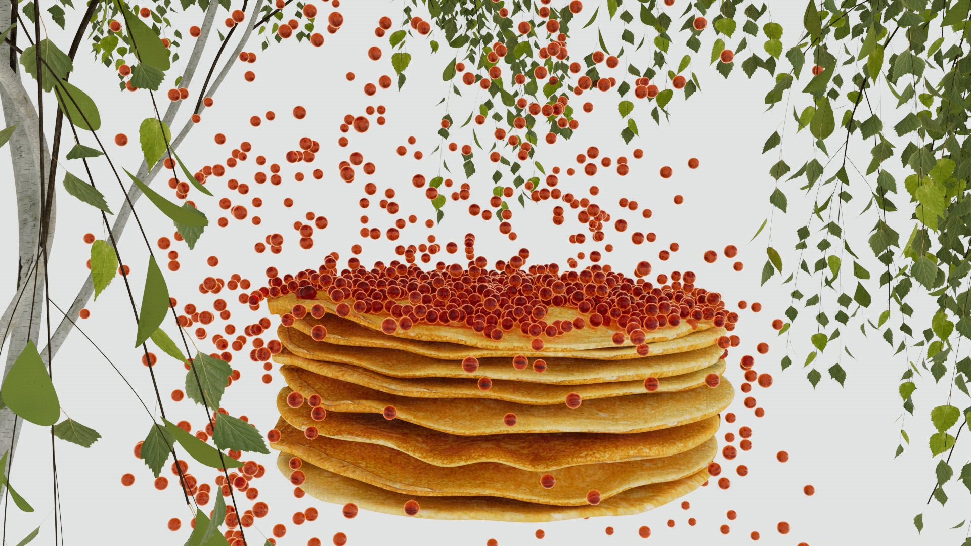 3D Моушн-дизайн для Фестиваля «Московская Масленица» — Изображение №6 — Иллюстрация, 3D на Dprofile