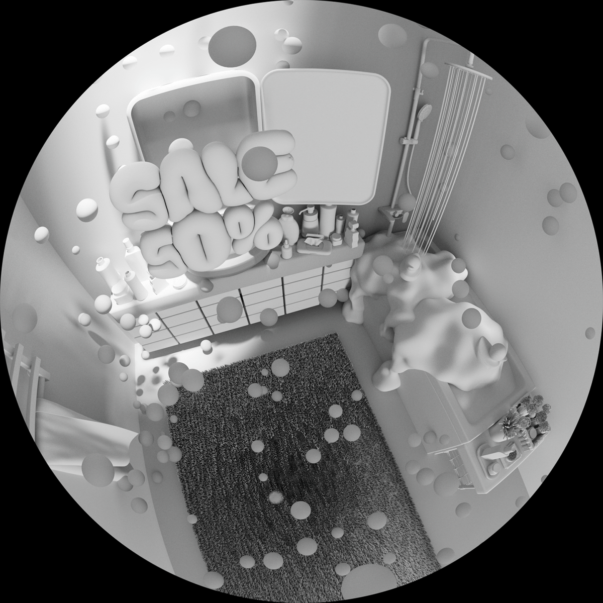 3D Моушн-дизайн для магазина Золотое Яблоко — Изображение №8 — 3D, Анимация на Dprofile