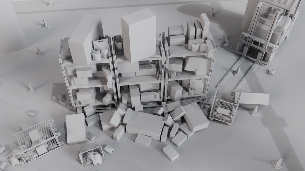 3D Моушн-дизайн для магазина Золотое Яблоко — Изображение №6 — 3D, Анимация на Dprofile