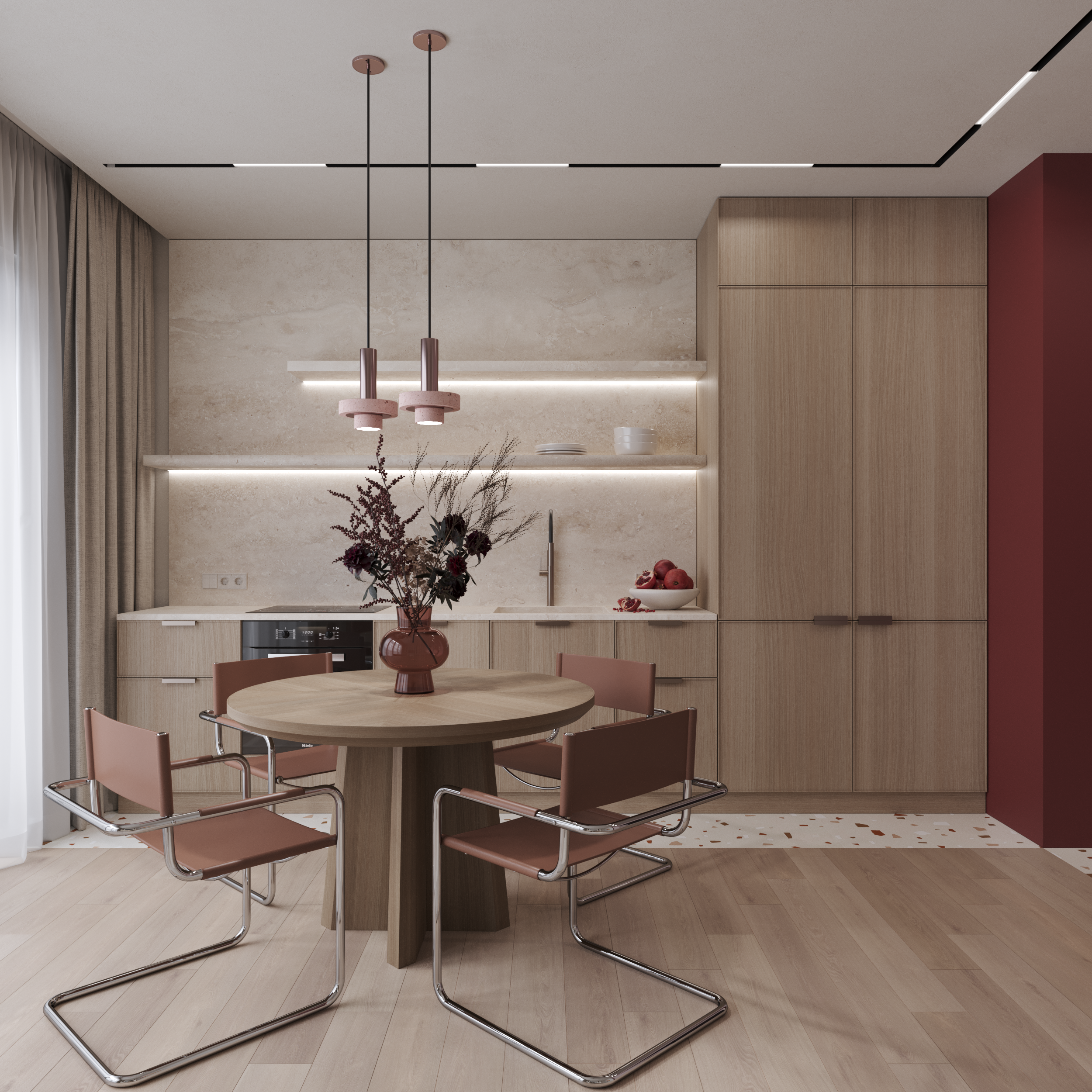 Квартира с яркими акцентами — Изображение №1 — 3D на Dprofile