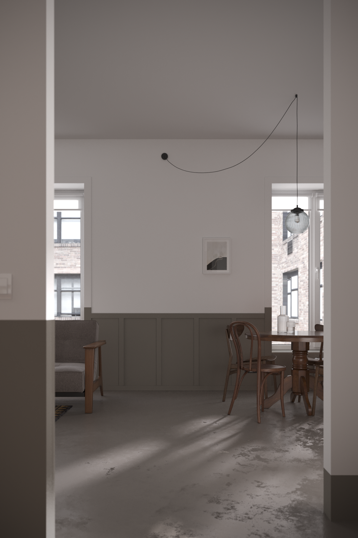 квартира в стиле mid-century — Изображение №4 — 3D на Dprofile