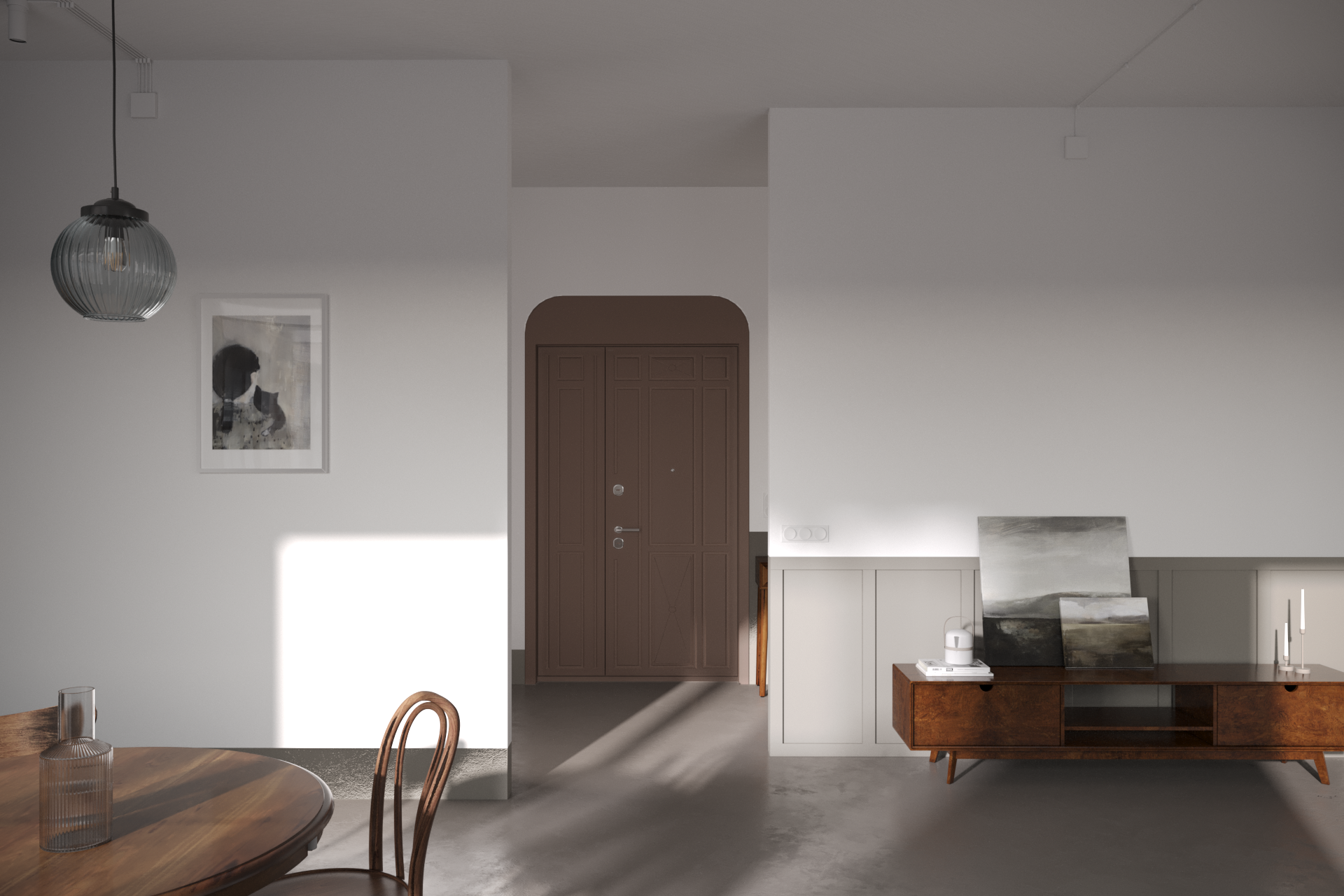 квартира в стиле mid-century — Изображение №10 — 3D на Dprofile