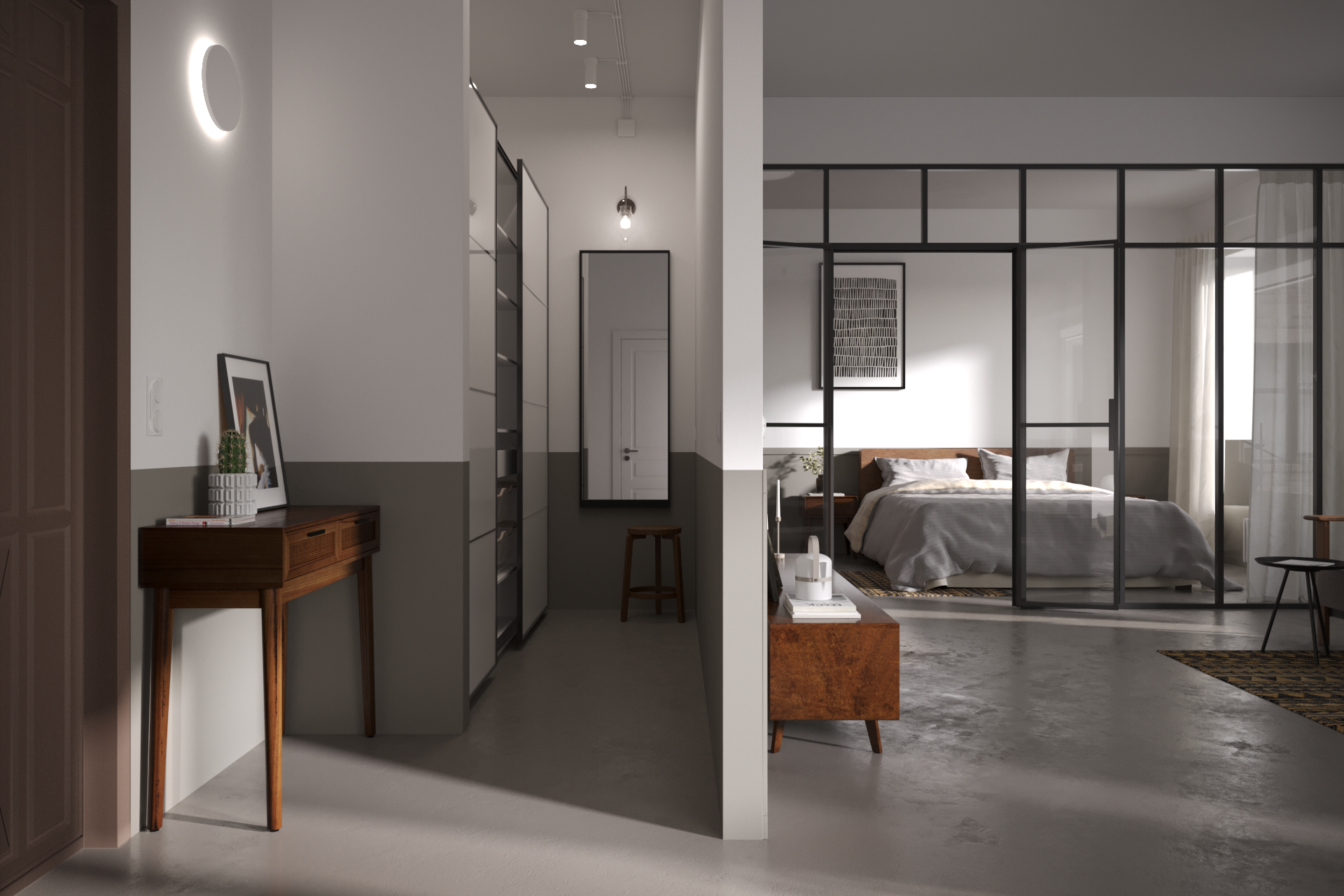 квартира в стиле mid-century — Изображение №12 — 3D на Dprofile