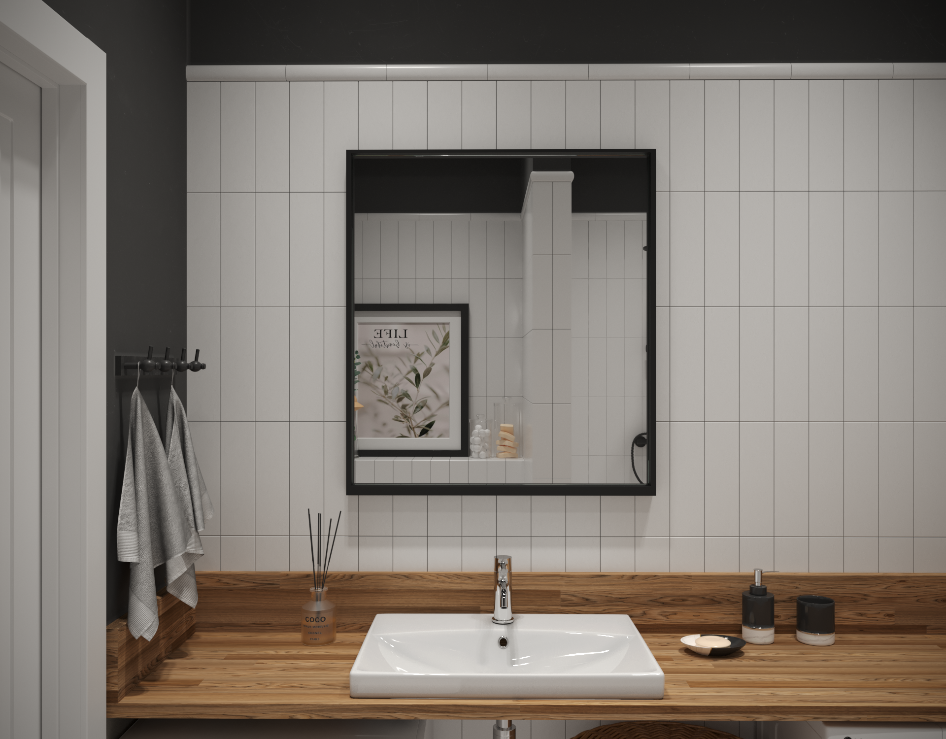 Ванная в стиле mid-century — Изображение №5 — 3D на Dprofile