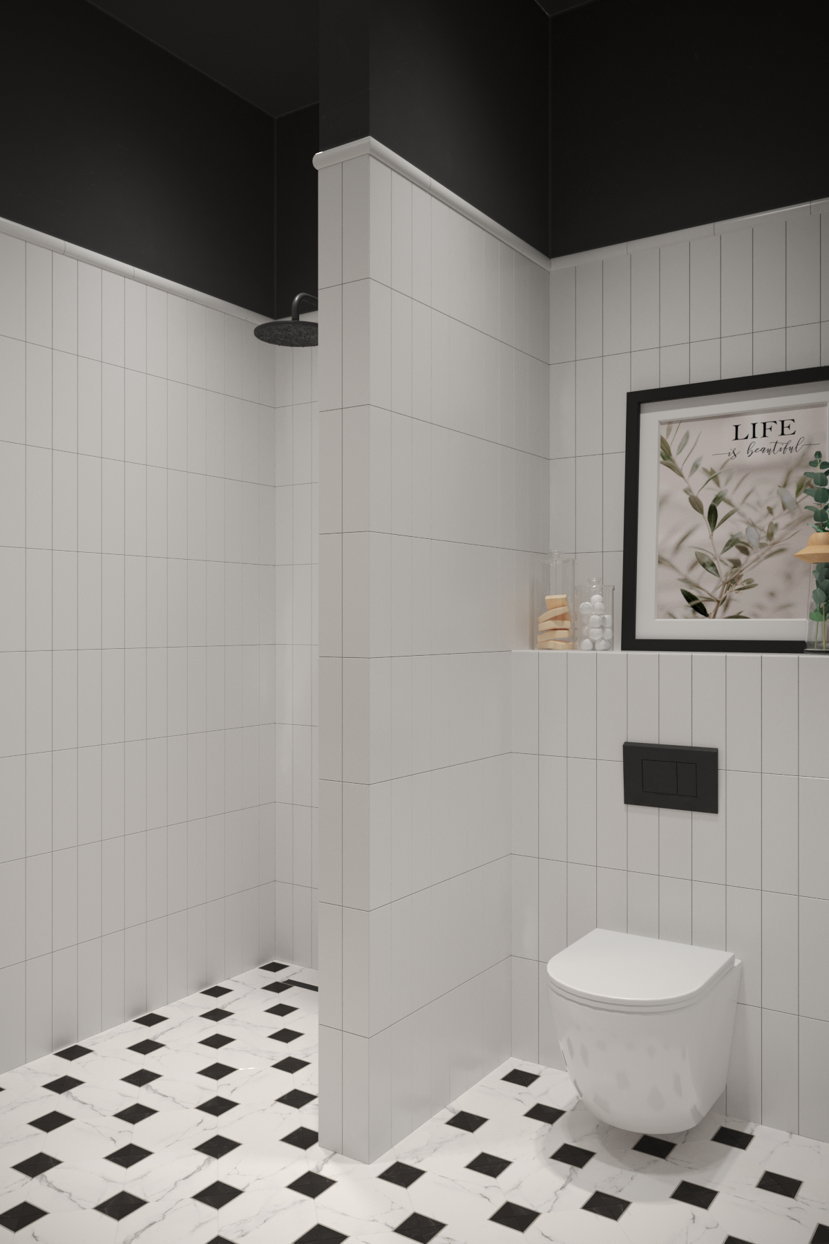 Ванная в стиле mid-century — Изображение №3 — 3D на Dprofile