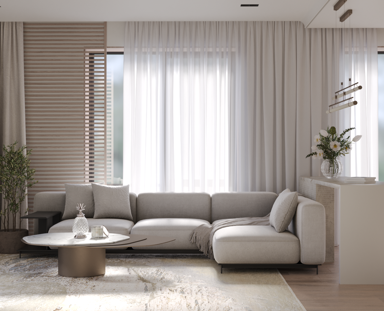 современные апартаменты (ч.1) — 3D на Dprofile