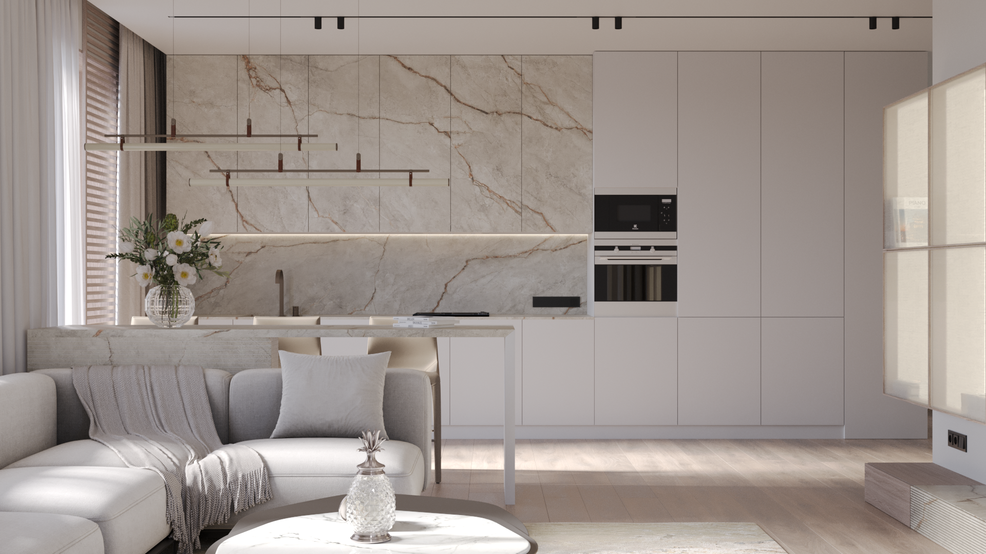 современные апартаменты (ч.1) — Изображение №3 — 3D на Dprofile