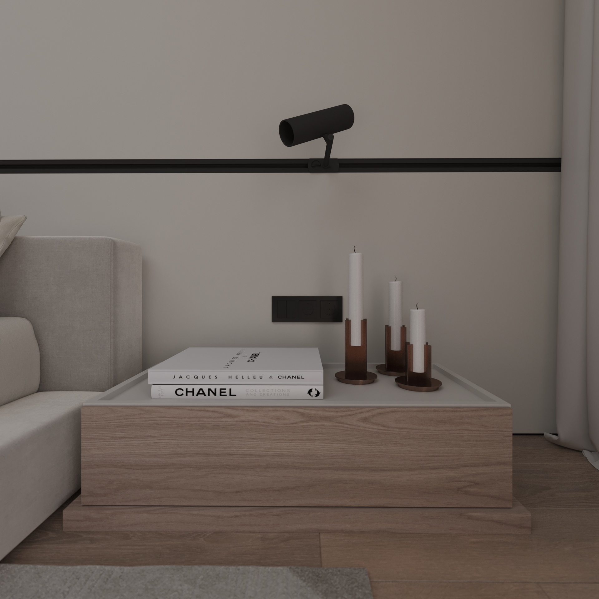 современные апартаменты (ч.2) — Изображение №6 — 3D на Dprofile