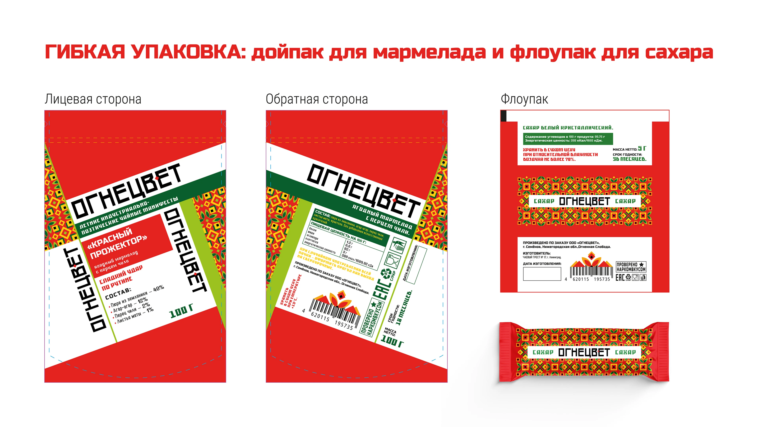 ОГНЕЦВЕТ — коллекционный набор для чая — Изображение №28 — Брендинг, Иллюстрация на Dprofile