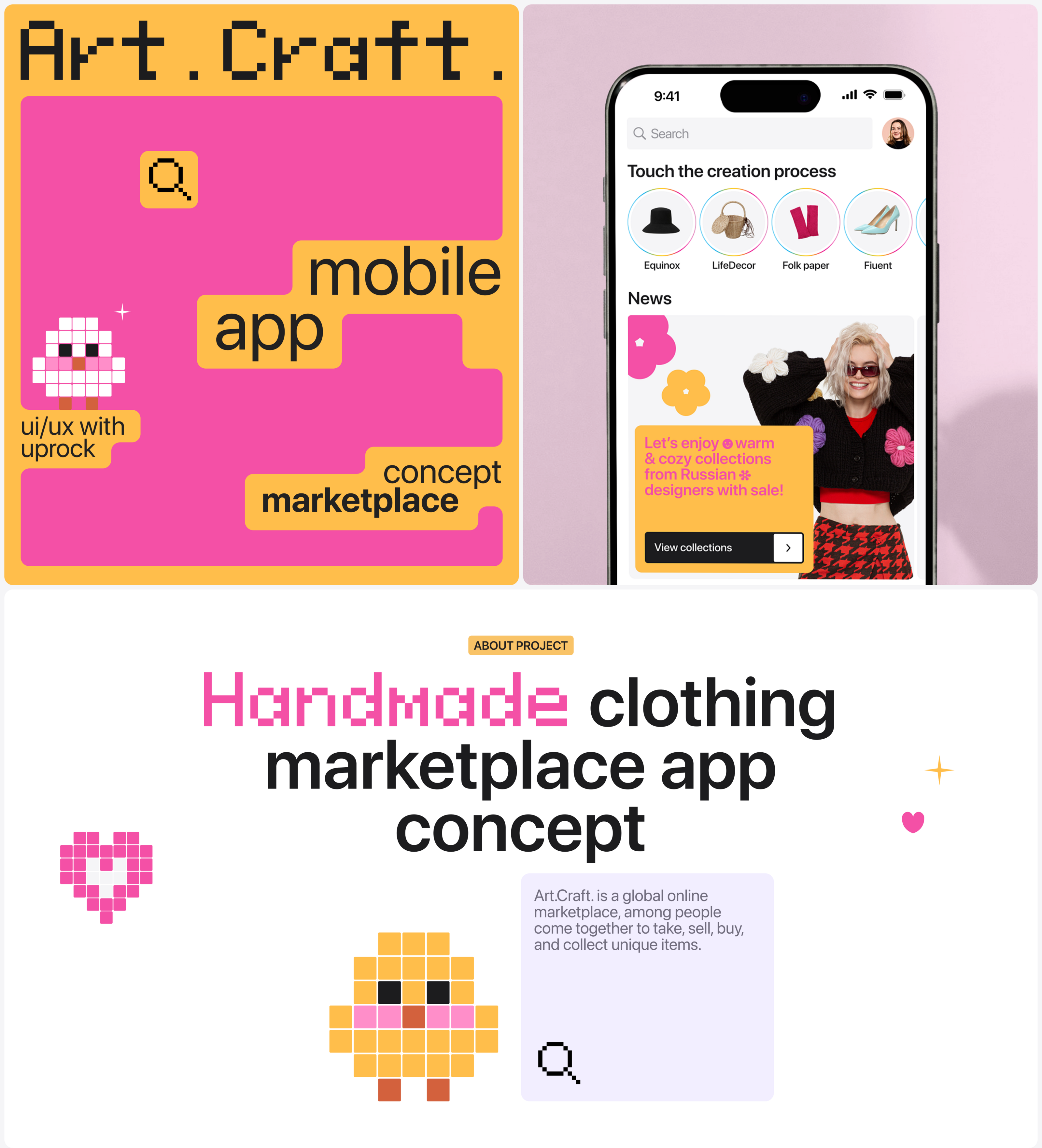 Marketplace app. Art.Craft. — Изображение №1 — Интерфейсы на Dprofile