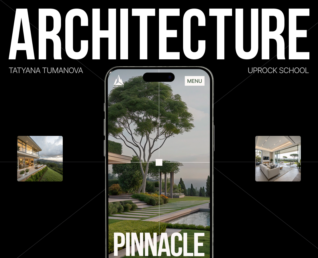 PINNACLE | CORPORATE WEBSITE — Интерфейсы, Брендинг на Dprofile