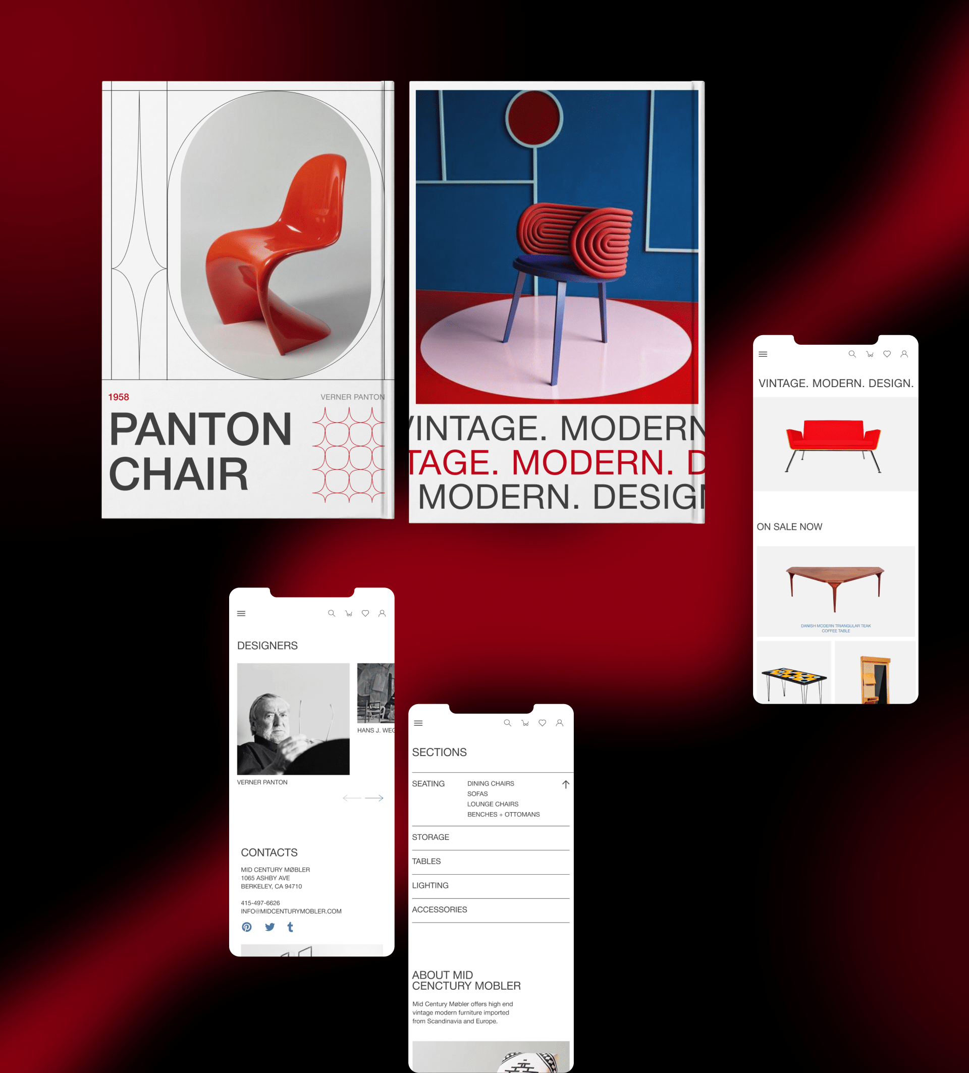 Mid Century Møbler | E-commerce Redesign — Изображение №4 — Интерфейсы на Dprofile