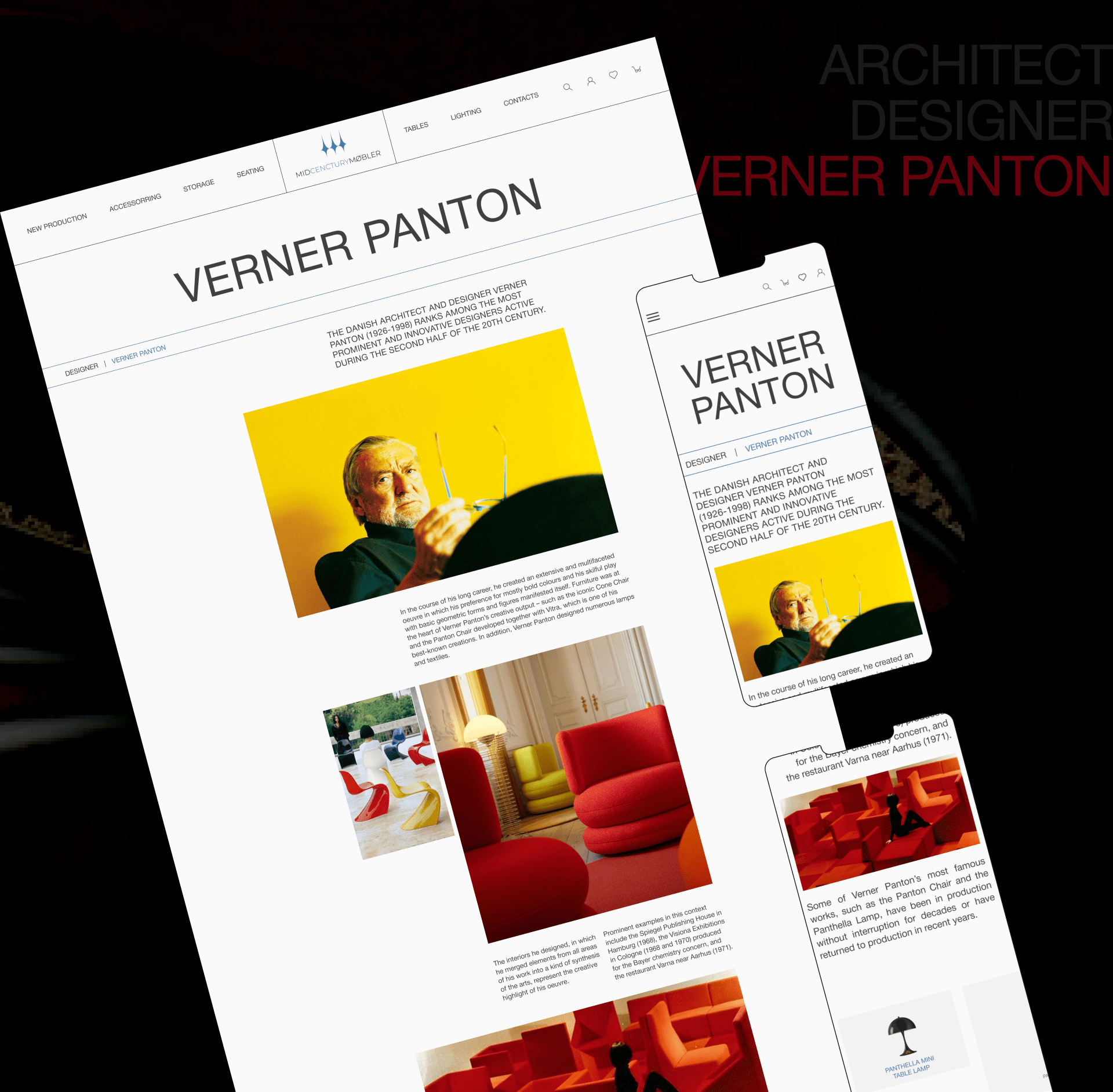 Mid Century Møbler | E-commerce Redesign — Изображение №8 — Интерфейсы на Dprofile