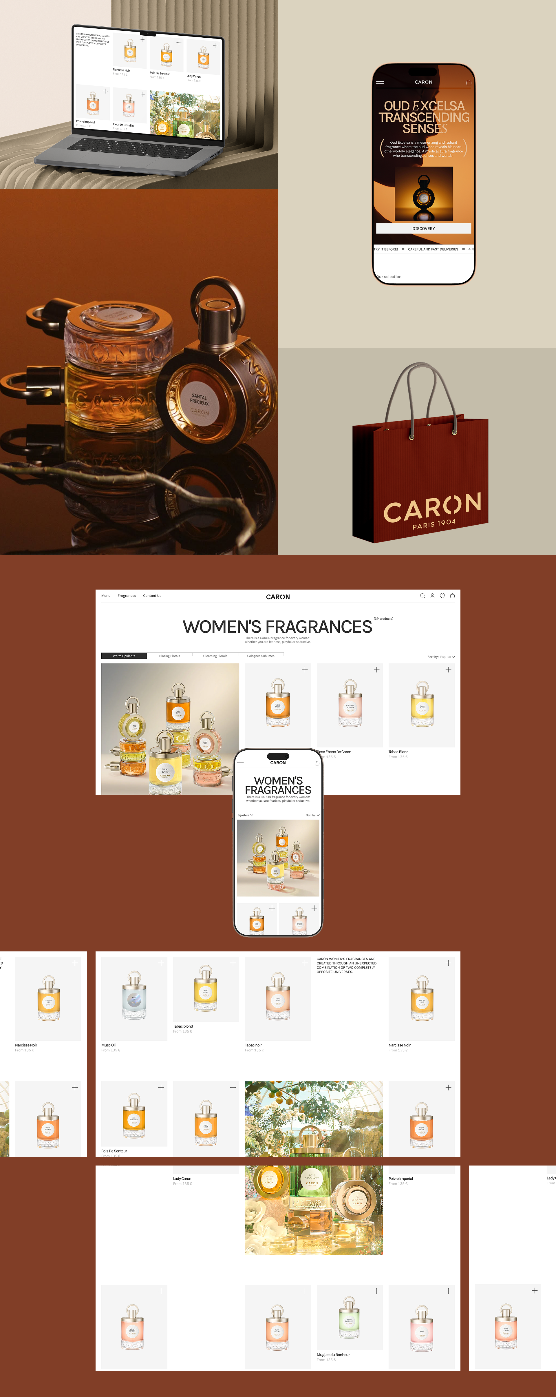 Caron | E-commerce redesign — Изображение №4 — Интерфейсы на Dprofile