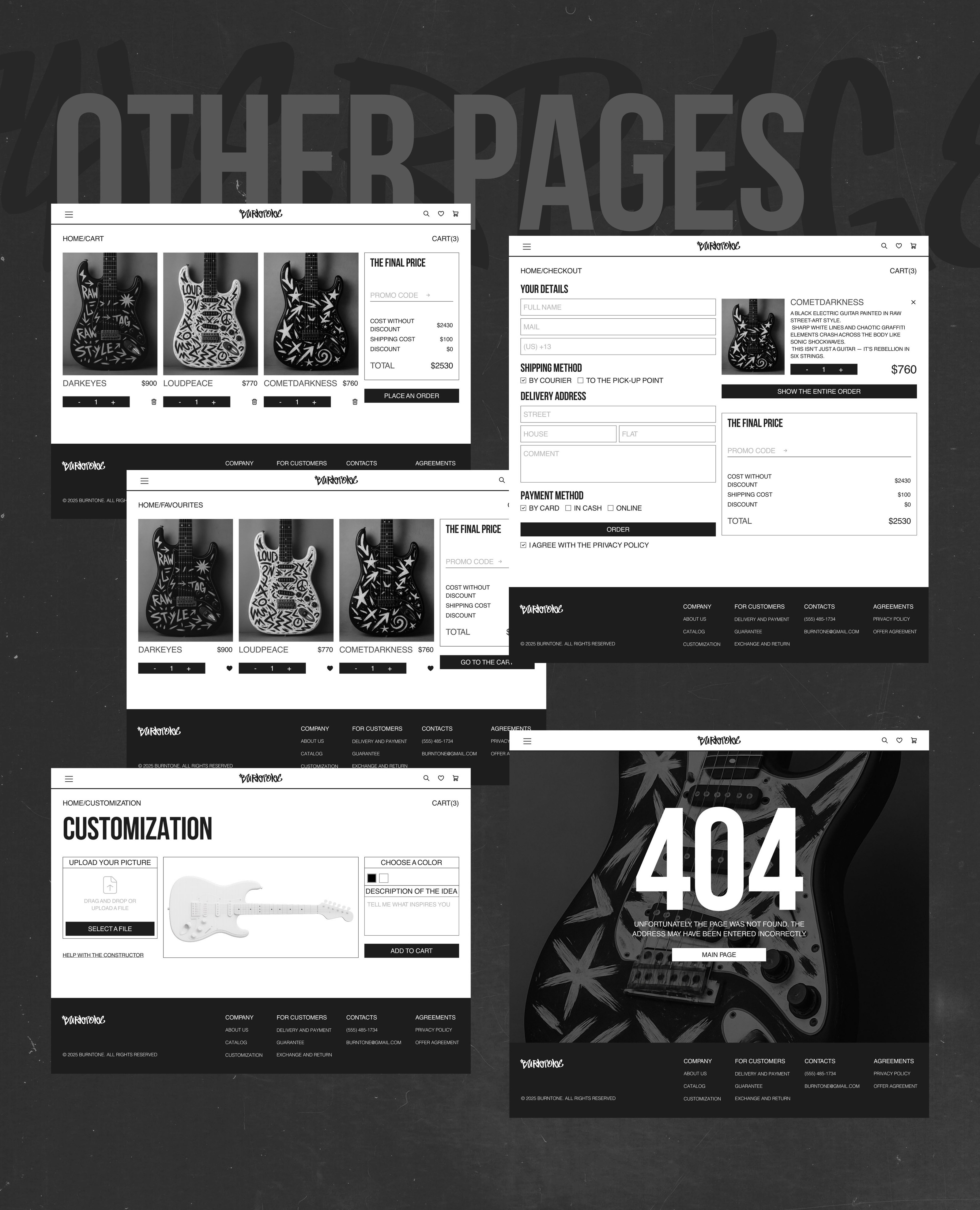 BURNTONE | E-commerce Website Design Concept — Изображение №8 — Интерфейсы на Dprofile