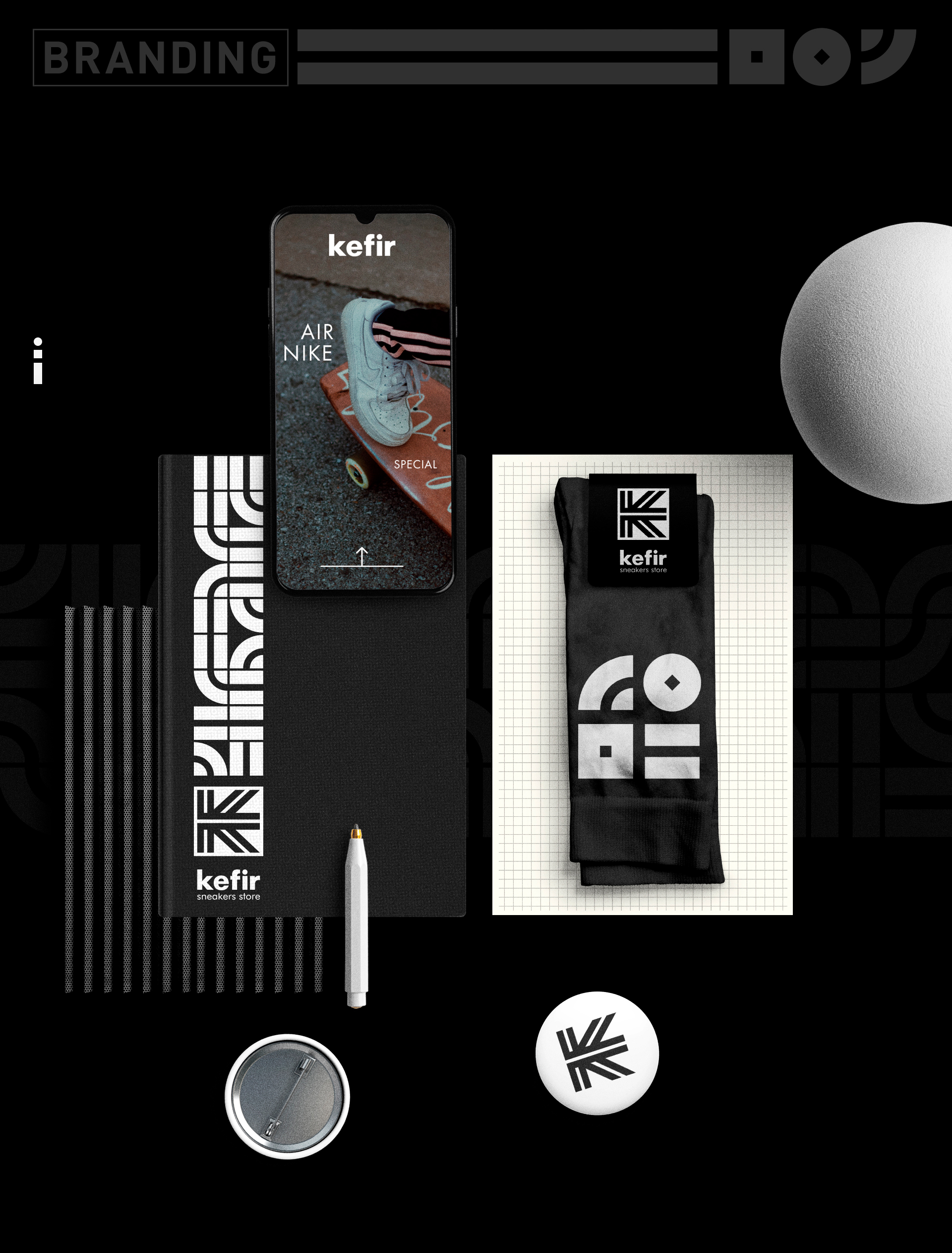 KEFIR sneakers store — Изображение №2 — Брендинг на Dprofile