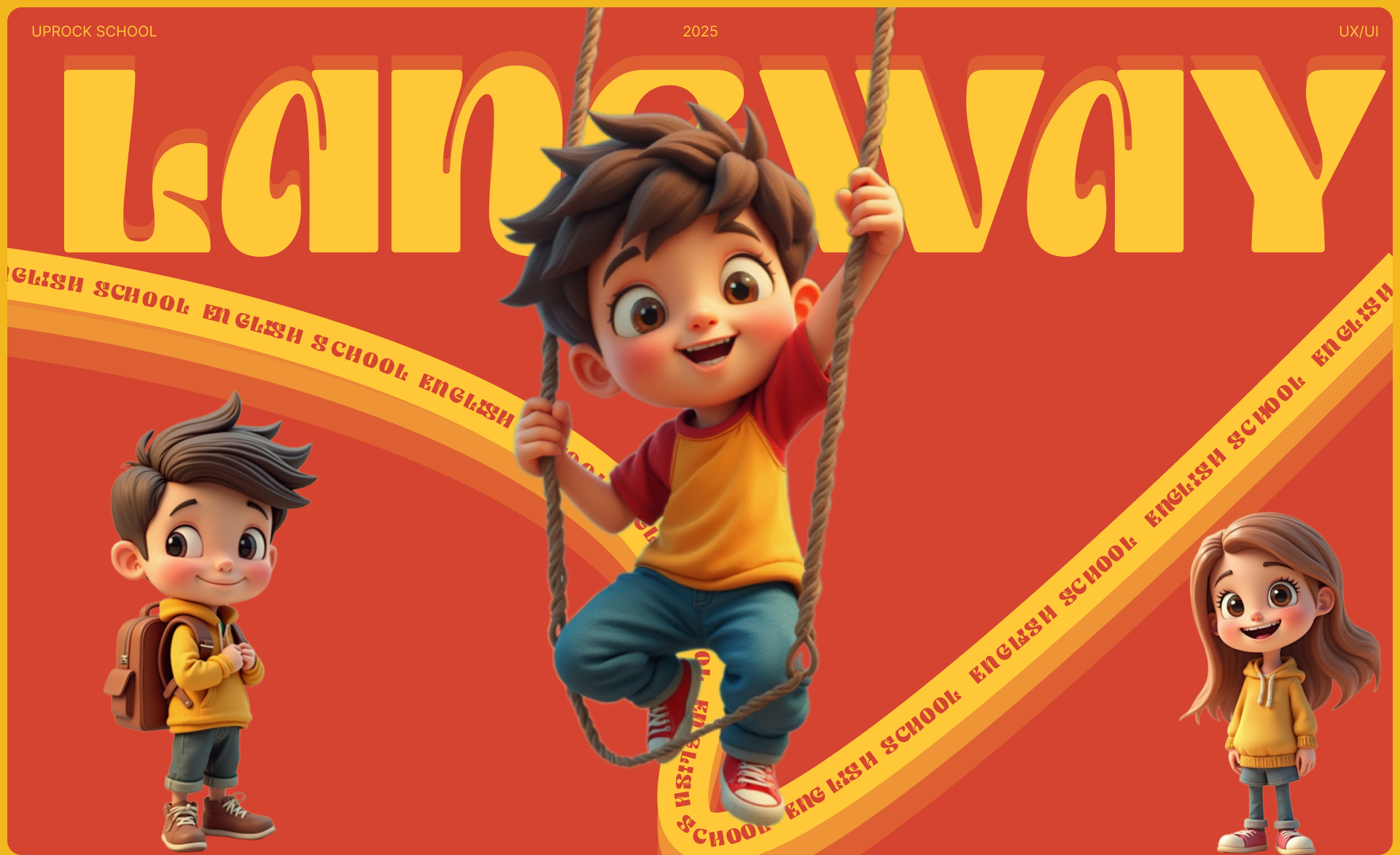 Langway School Website: UI/UX Case Study — Изображение №1 — Интерфейсы на Dprofile