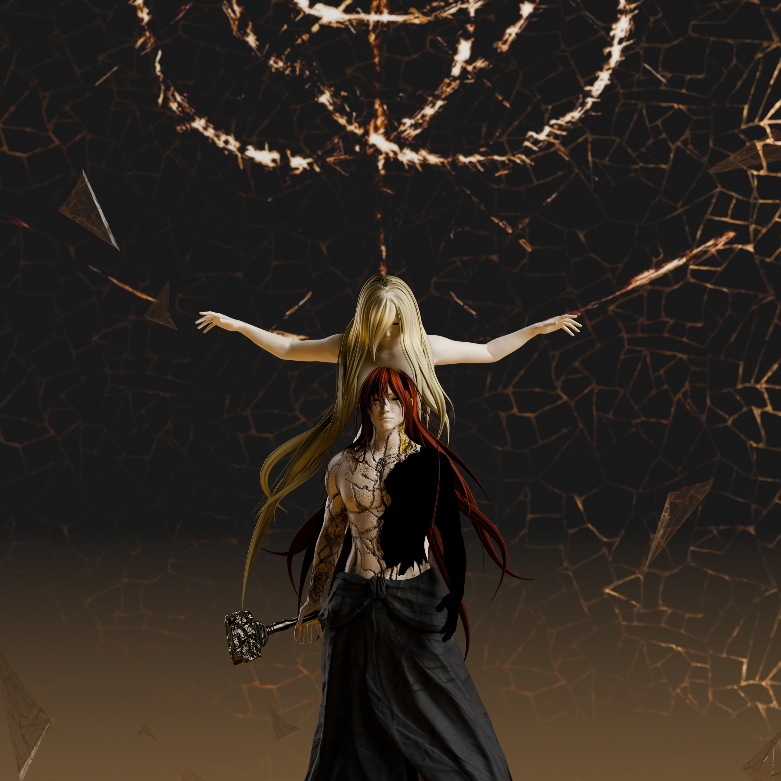Практика 1.2 ELDER RING — Изображение №1 — Иллюстрация, 3D на Dprofile