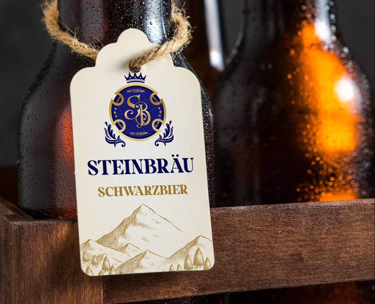 Логотип для пивоварни Steinbrau — Брендинг на Dprofile