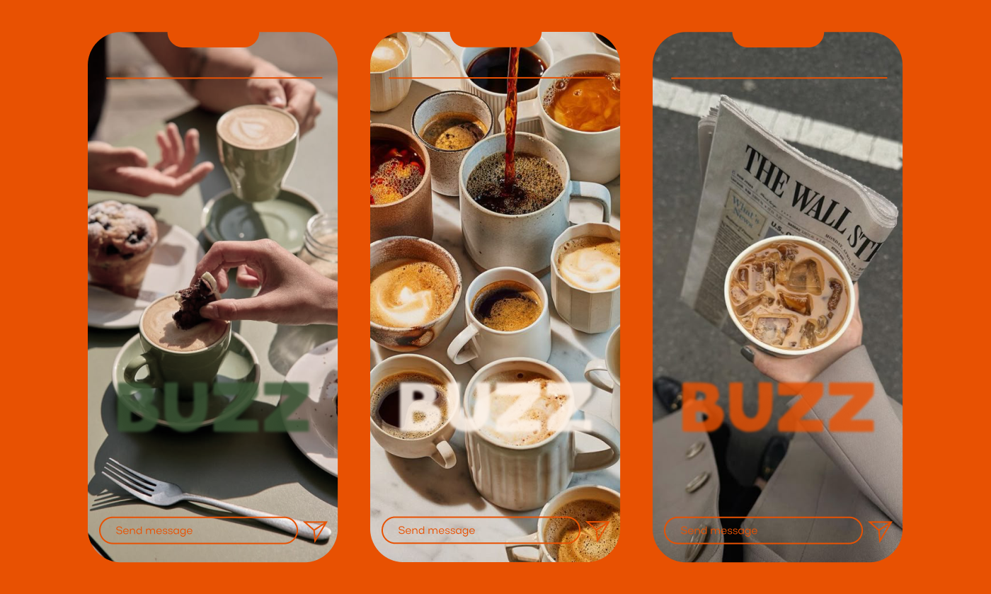 BUZZ | BRAND IDENTITY FOR CAFE COFFEE SHOP — Изображение №17 — Брендинг, Графика на Dprofile