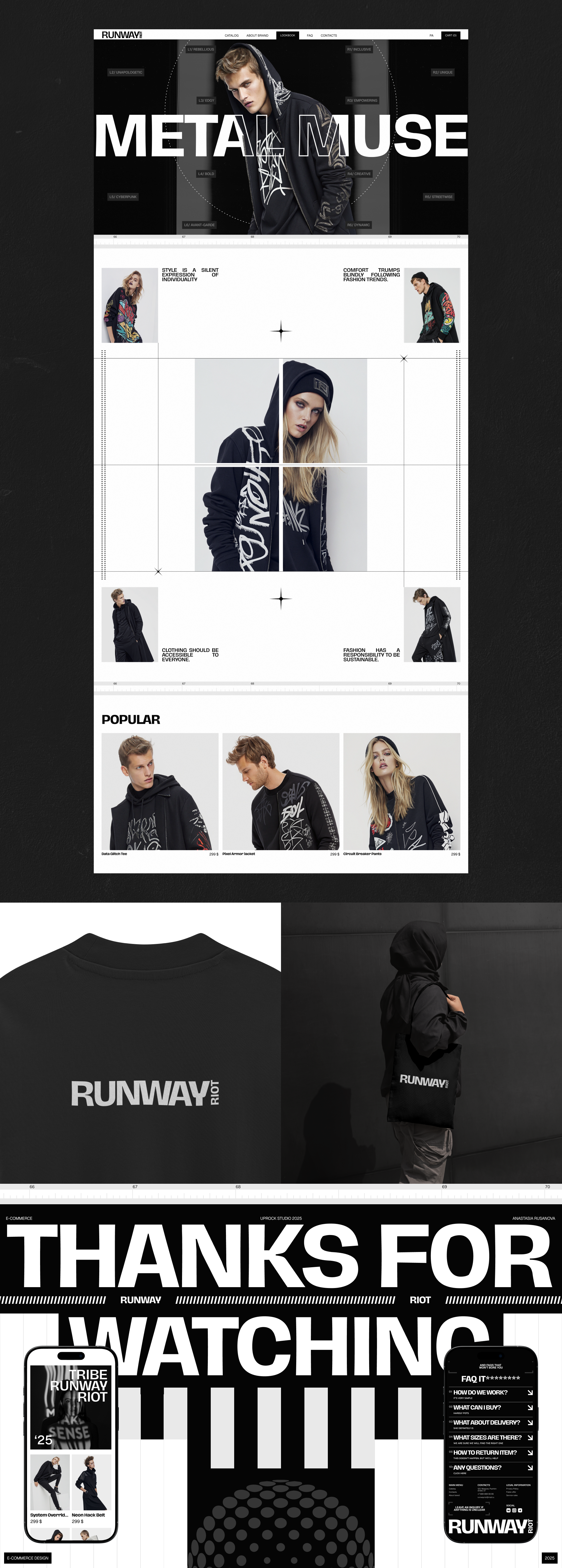 RUNWAY RIOT — Изображение №6 — Интерфейсы на Dprofile