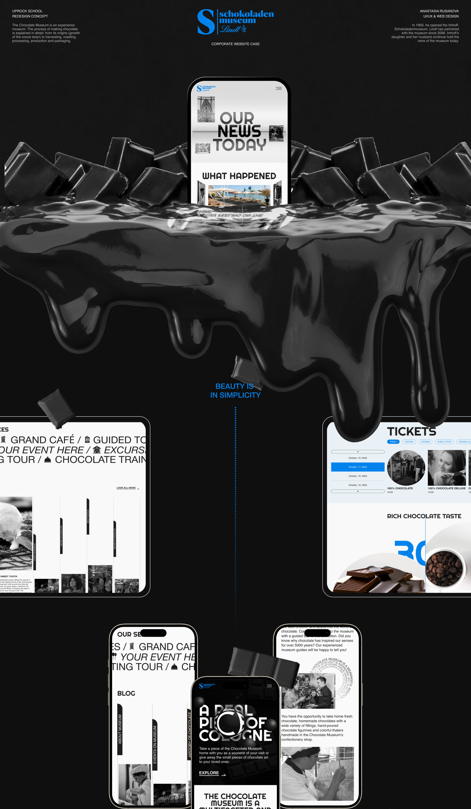 Chocolate Museum Lindt — Изображение №1 — Интерфейсы на Dprofile